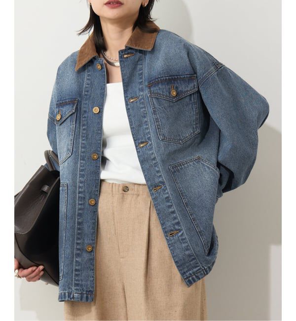 JOURNAL STANDARD「10OZデニム ブルゾン」|デニムジャケット|ブルー