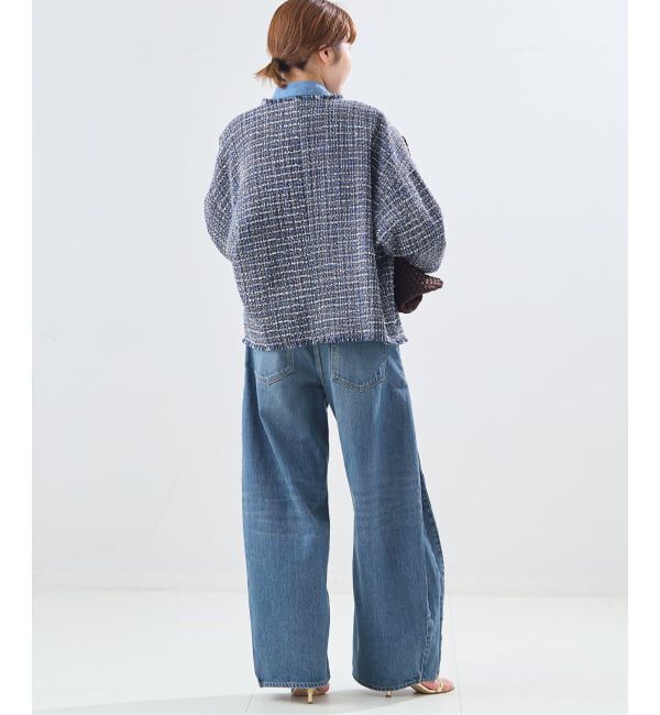 journal standard L'essage「サイドタックデニムパンツ」|デニム|