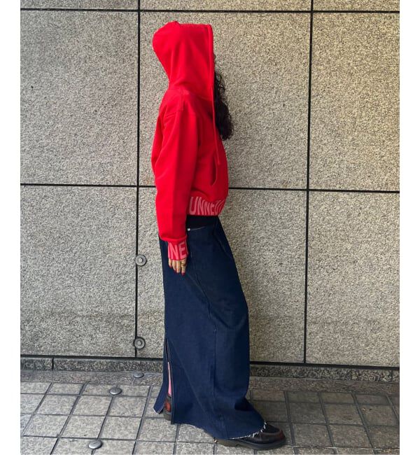 Oriens JOURNAL STANDARD「《追加予約》セルフカットロングデニムスカート」|スカート|