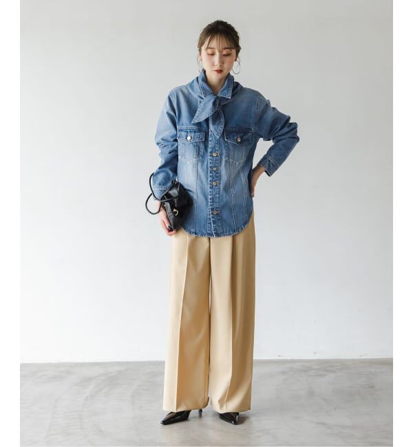 NOBLE「SERGE/サージ SCARF DENIM JACKET」|その他|