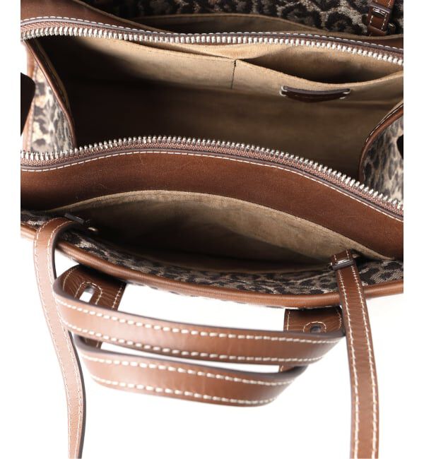 Spick and Span「《一部店舗+WEB限定》A VACATION/ア ヴァケーション SABRINA BROWN LEO」|トートバッグ|