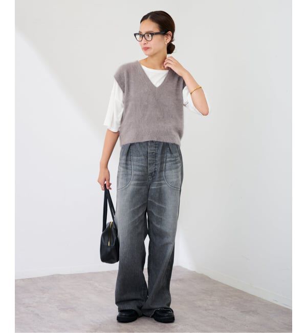 FRAMeWORK「enrica/エンリカ カシミヤシャギーベスト」|ベスト・ジレ|