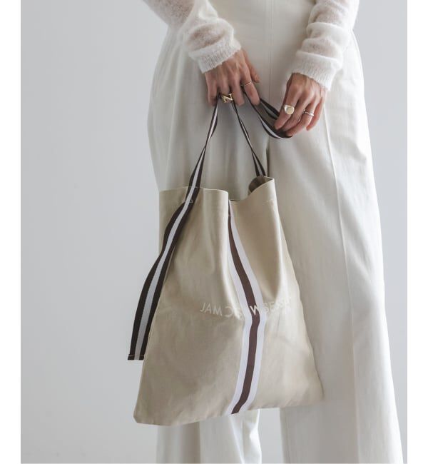 NOBLE「《追加3・WEB限定》N.Jam/エヌジャム トート Small(ベージュ・グリーン・レッド)」|トートバッグ|