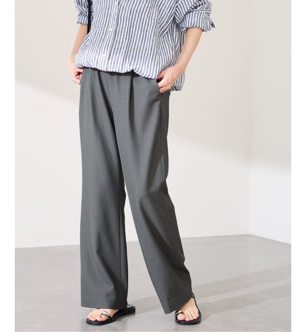 FRAMeWORK「≪新色 / 追加予約≫ウォッシャブルイージースラックス」|スラックス|グレー