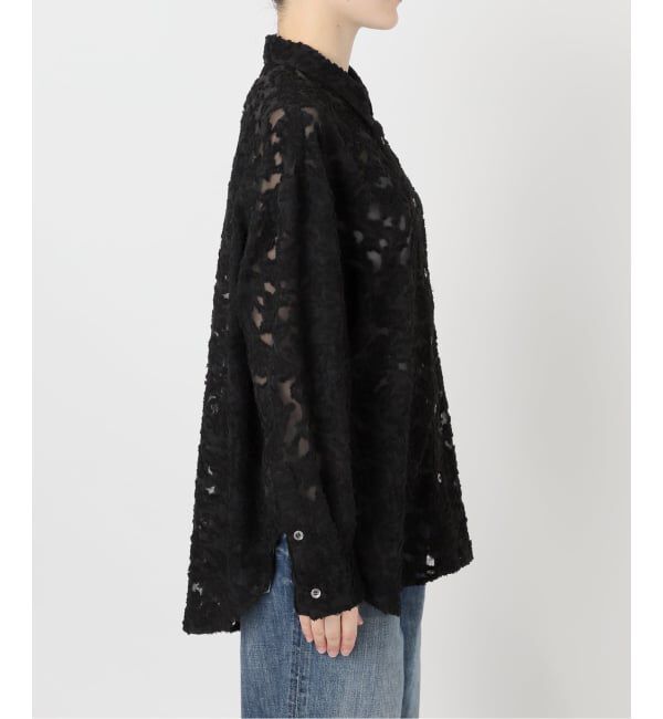 Spick and Span「《追加予約》シアージャガードシャツ」|シャツ・ブラウス|