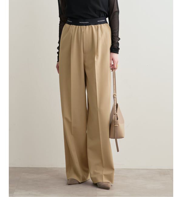 NOBLE「《予約》PROTAGONISTA/プロタゴニスタ ウエストロゴパンツ」|スラックス|