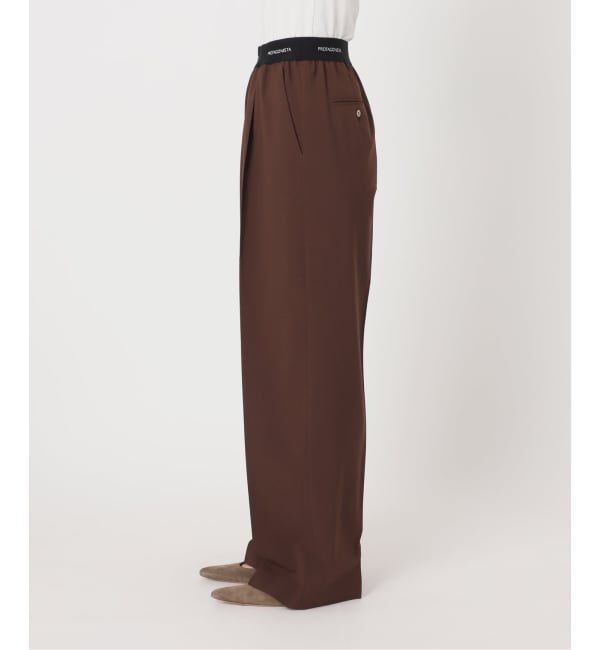 NOBLE「《予約》PROTAGONISTA/プロタゴニスタ ウエストロゴパンツ」|スラックス|