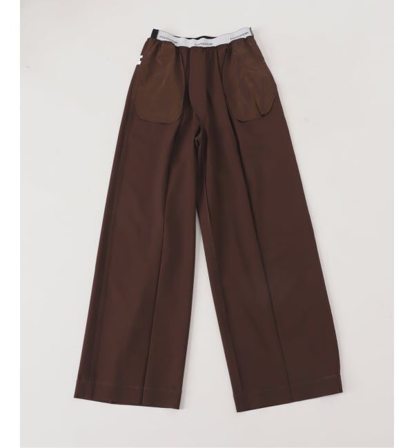 NOBLE「《予約》PROTAGONISTA/プロタゴニスタ ウエストロゴパンツ」|スラックス|