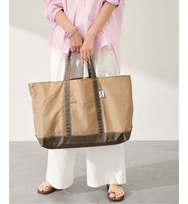 FRAMeWORK「DRIFTER/ドリフター ナイロンTOTEバッグ（ブラウン）」|トートバッグ|