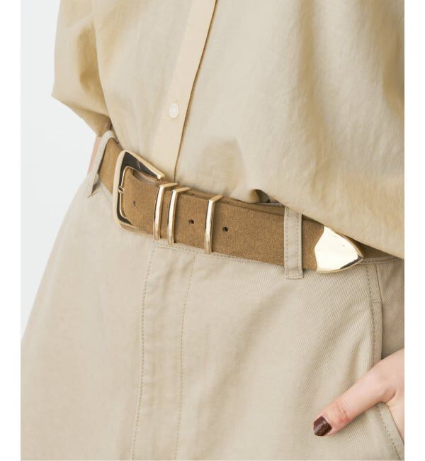 Spick and Span「ATELIER AMBOISE / アトリエ アンボワーズ 金具付きベルト」|ベルト|