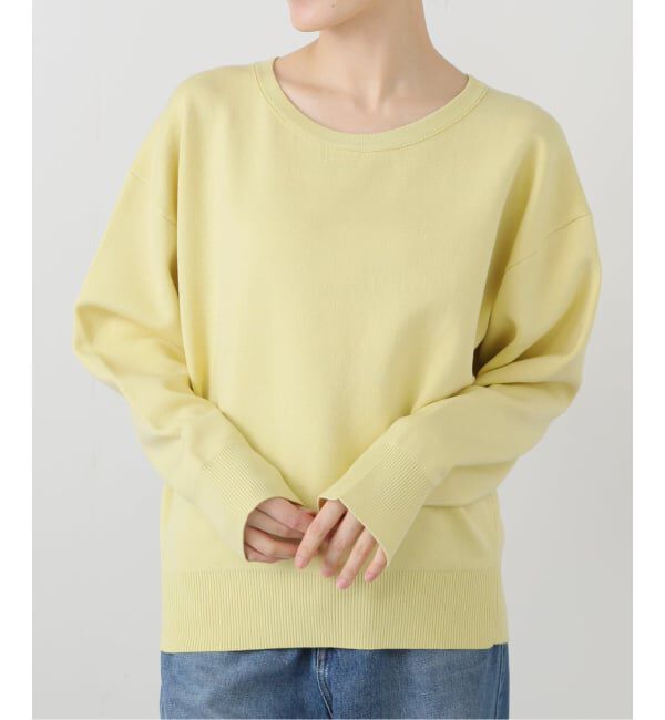  「《追加3》【洗える】接結クルーネックプルオーバー」|ニット・セーター|