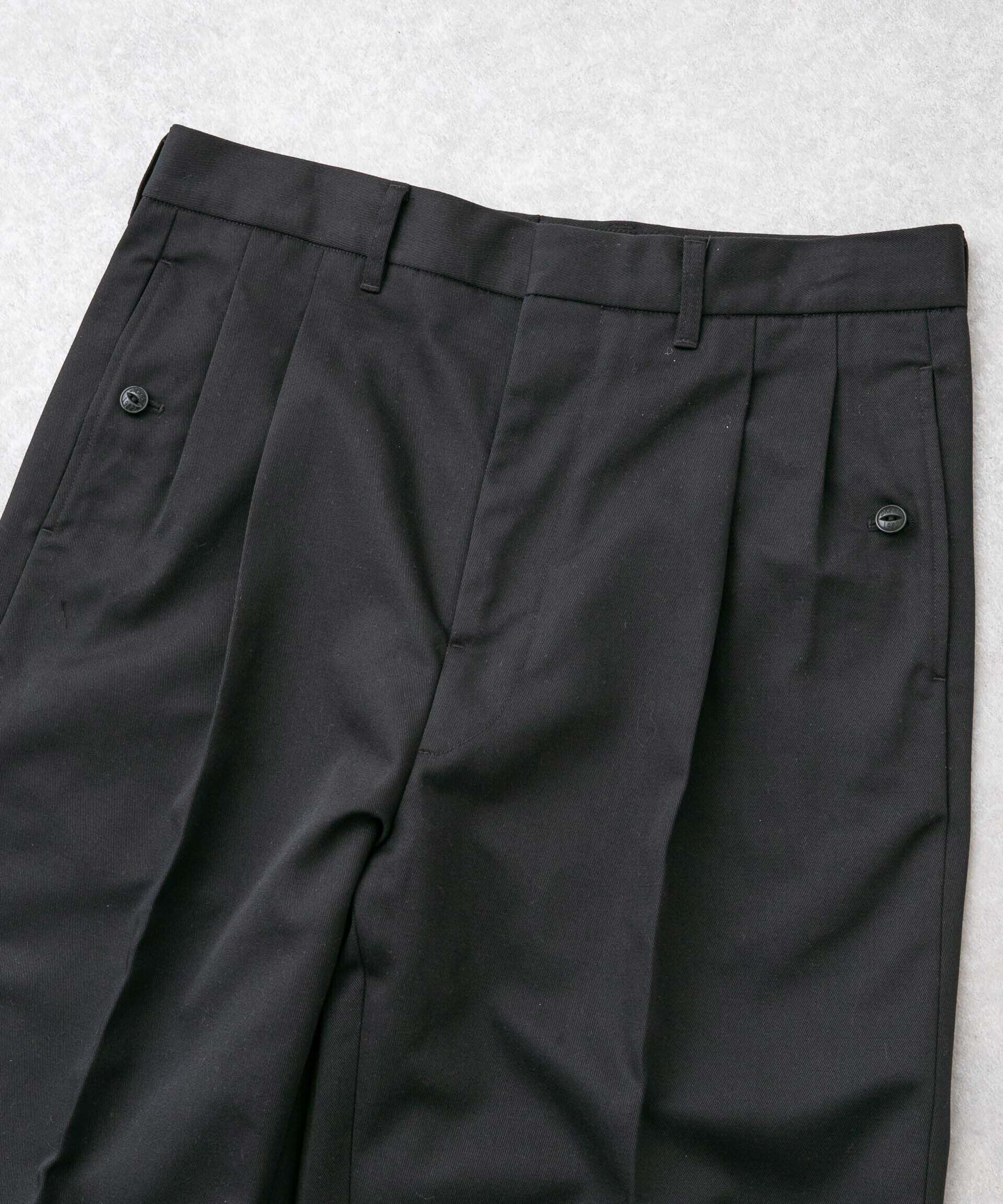 nano･universe「｢HOTEL PALACE(オテル パラス)｣ディッキーズ別注２タックワイドパンツ」|チノ|