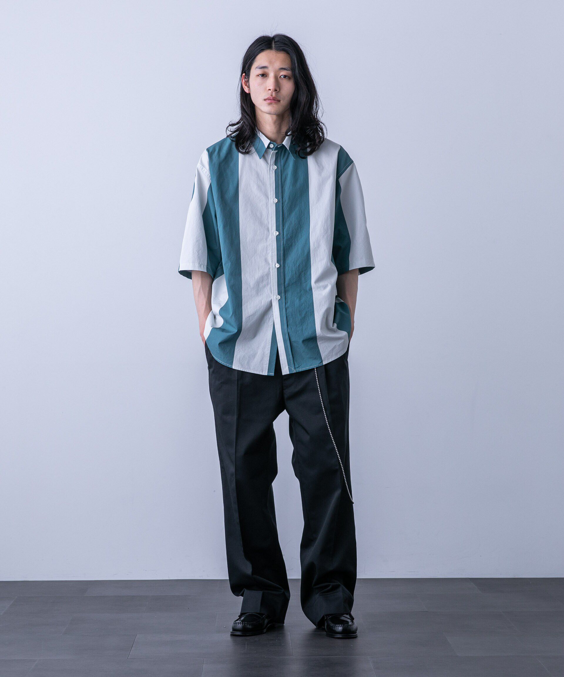 nano･universe「｢HOTEL PALACE(オテル パラス)｣ディッキーズ別注２タックワイドパンツ」|チノ|