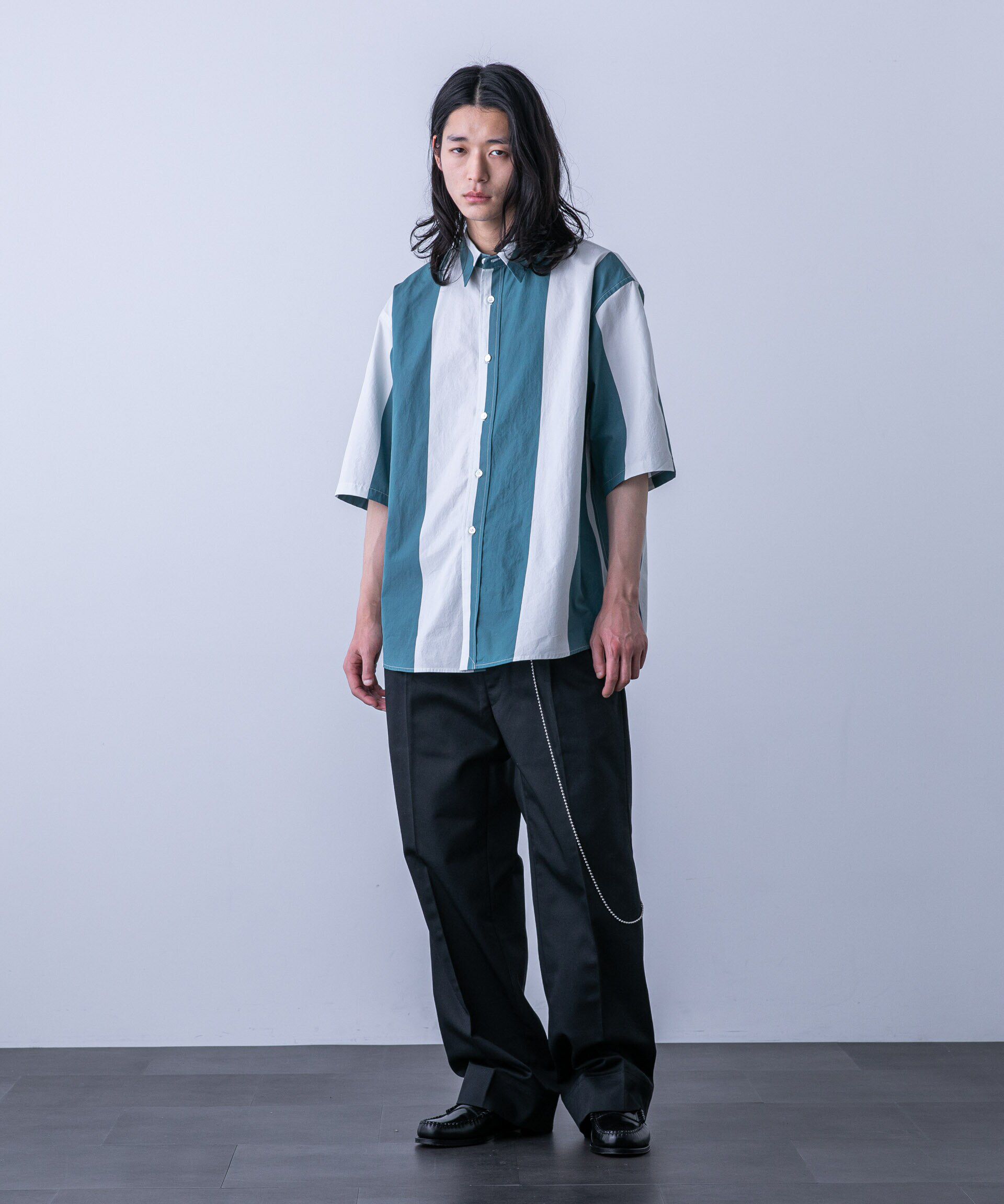 nano･universe「｢HOTEL PALACE(オテル パラス)｣ディッキーズ別注２タックワイドパンツ」|チノ|