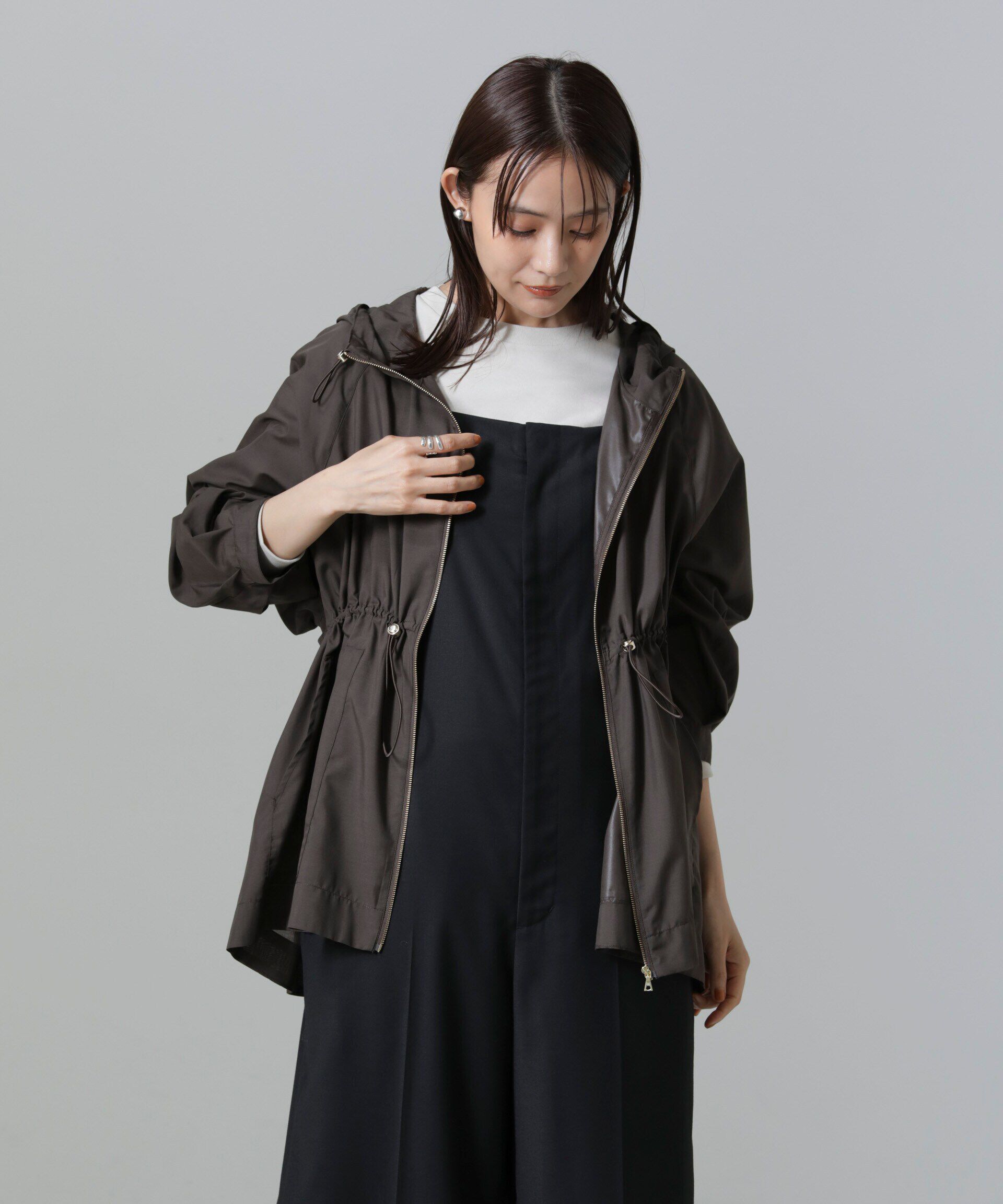 nano･universe「シアーローンドロストブルゾン」|ブルゾン・スタジャン|