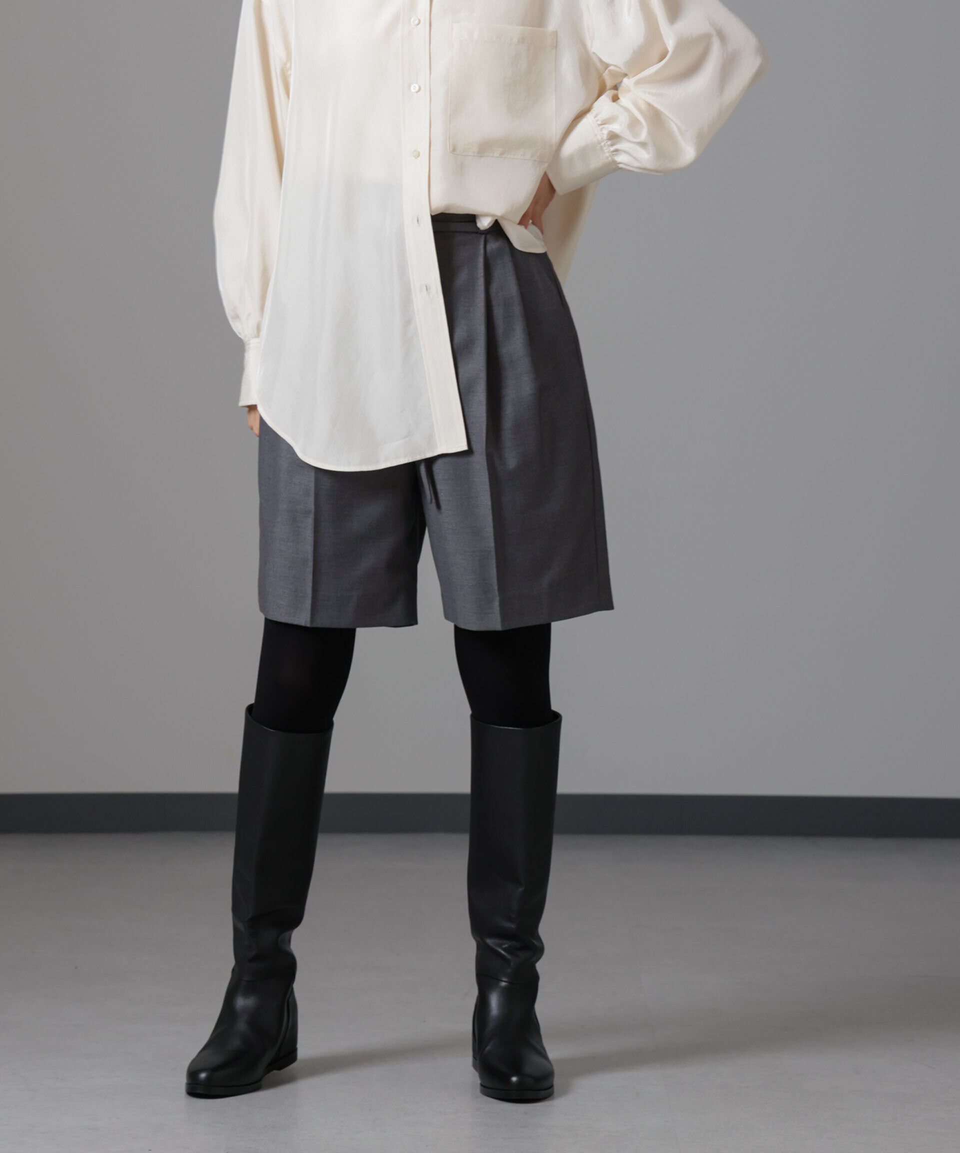 nano･universe「スーチングショートパンツ」|チノ|