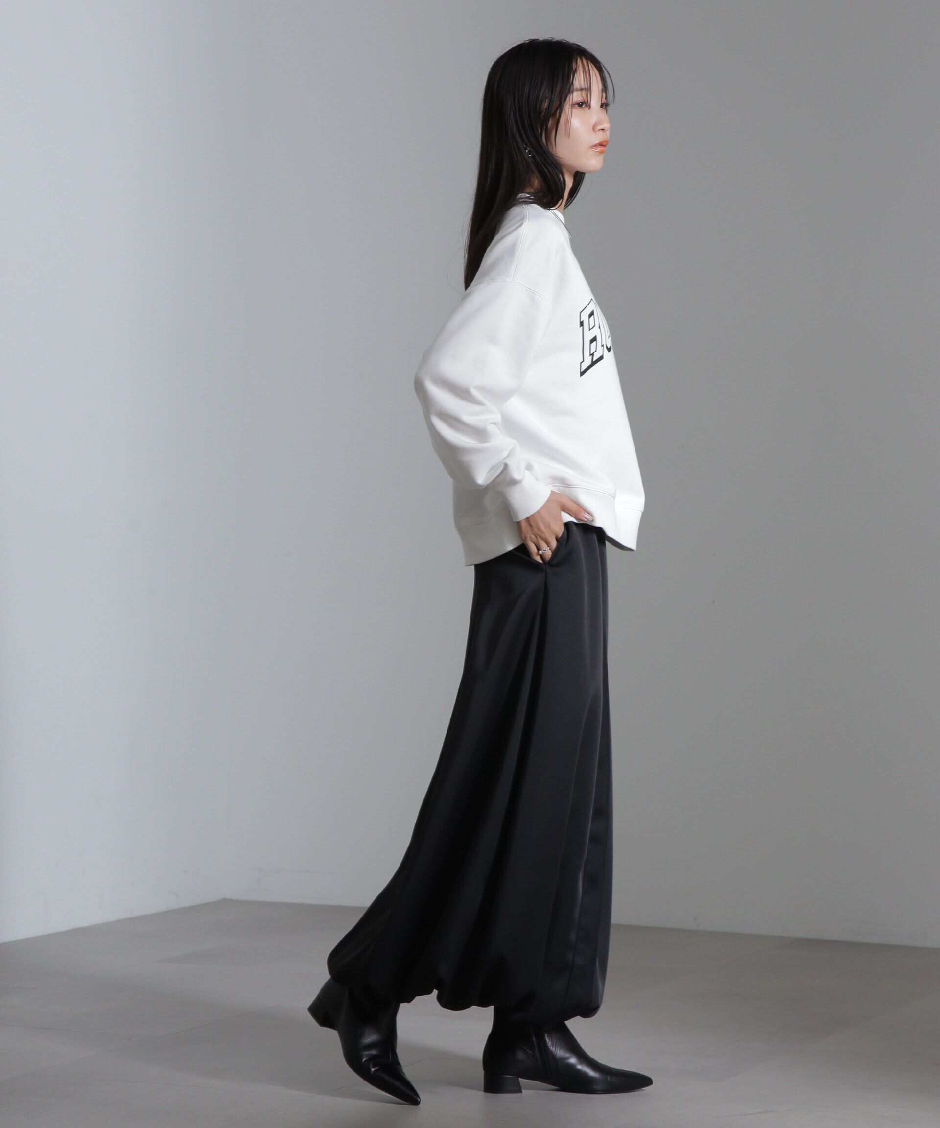 nano･universe「パネルラインバルーンスカート」|スカート|