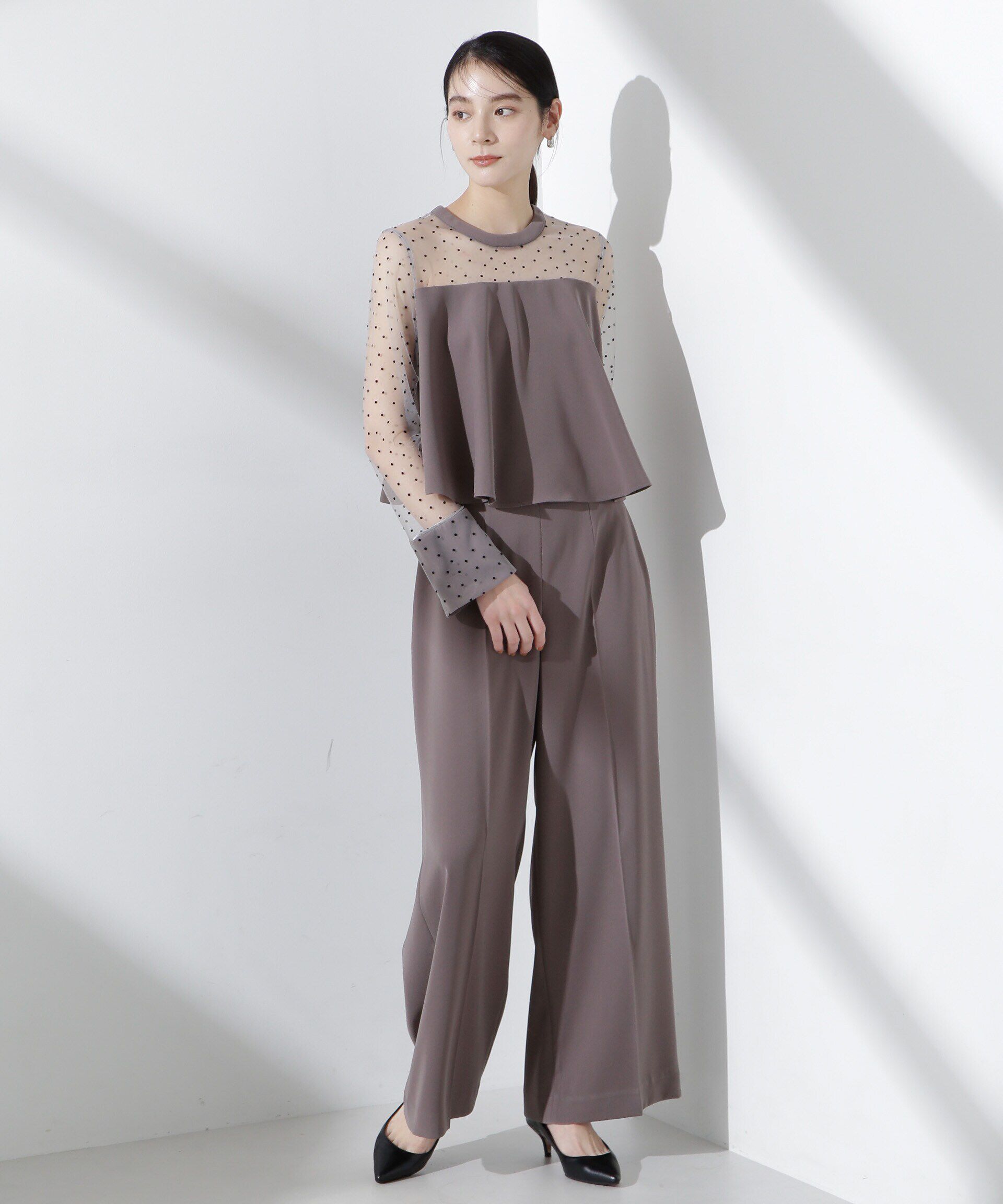 nano･universe「フロッキードットチュールセットアップ」|ワンピース|