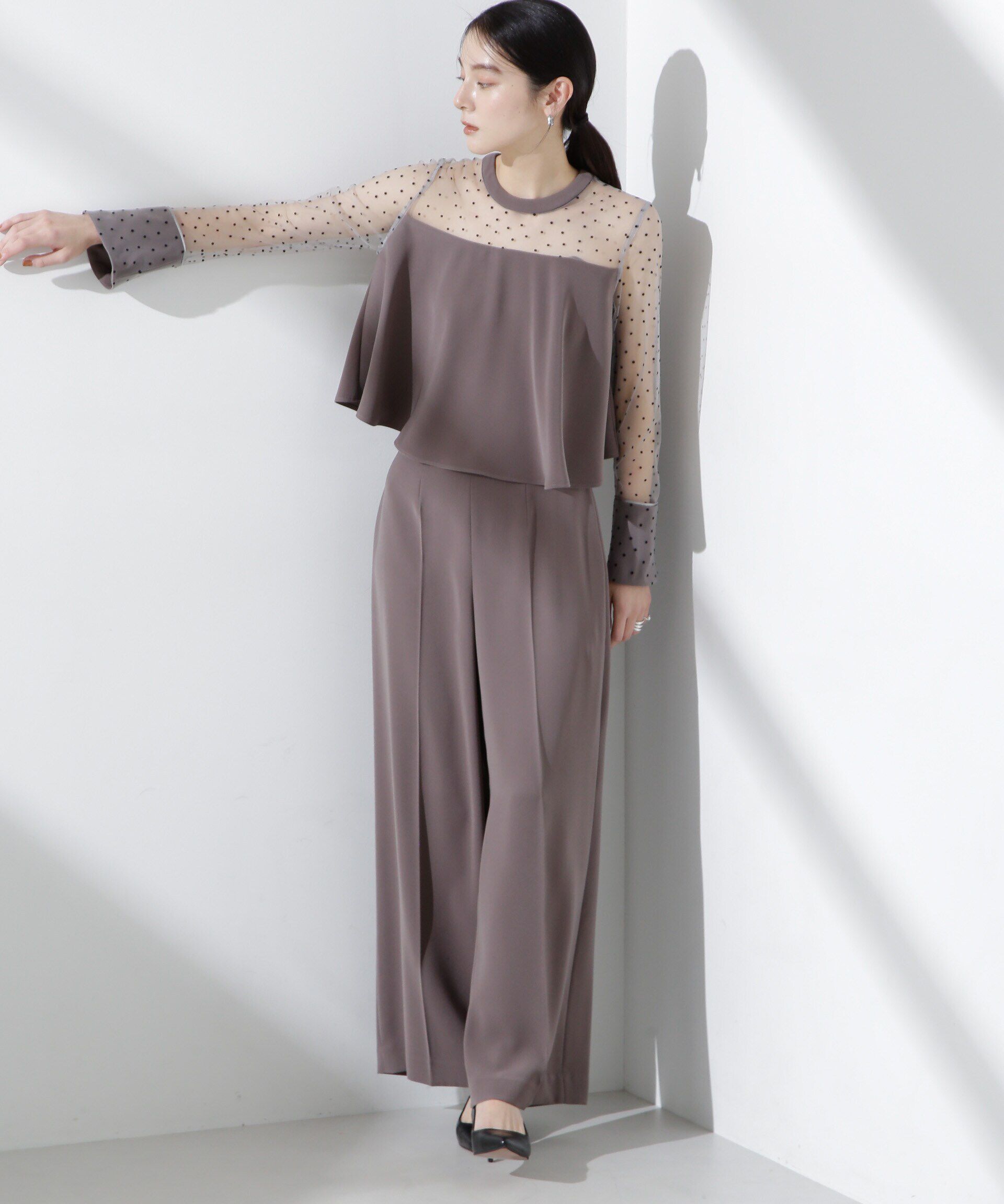 nano･universe「フロッキードットチュールセットアップ」|ワンピース|