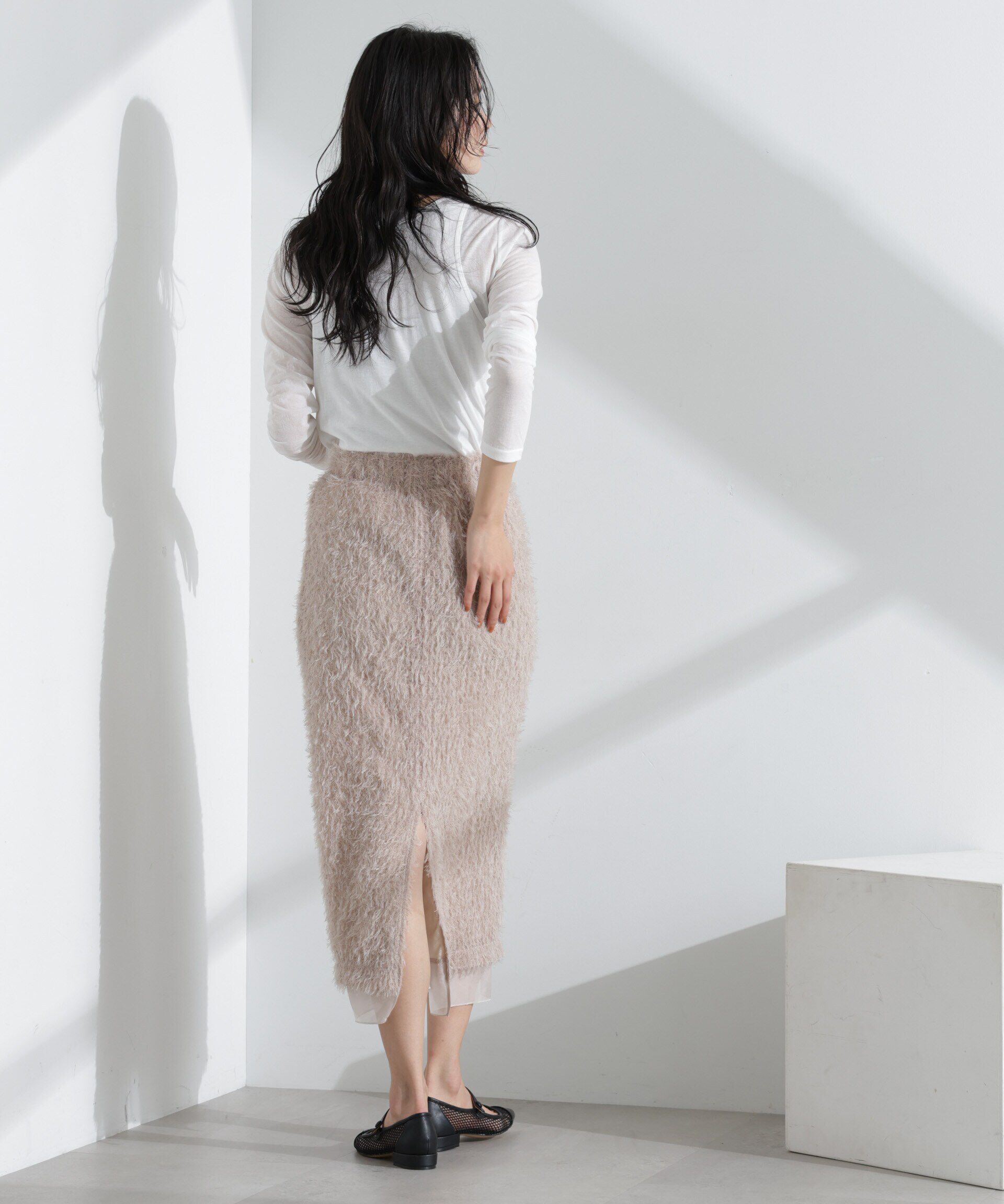 nano･universe「シアータンクトップ＋ロンTレイヤードセット」|Tシャツ・カットソー|