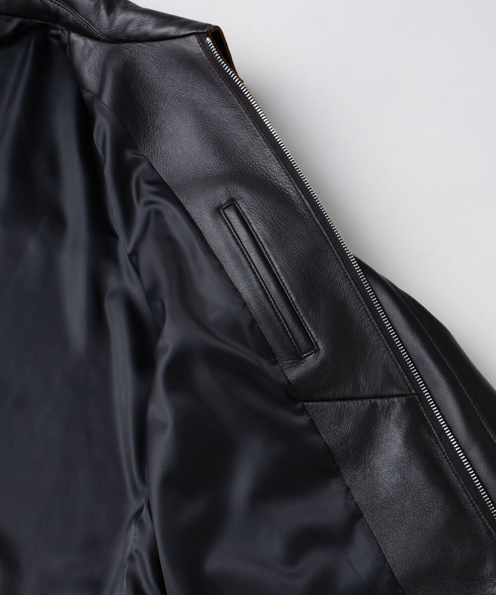 nano･universe「｢ASSEMBLANC｣シープトローヴライダースブルゾン」|ブルゾン・スタジャン|