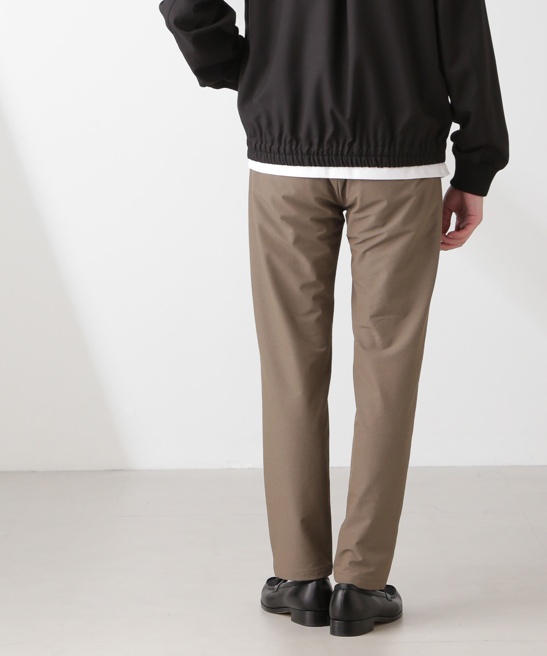 nano･universe「ハイストレッチスポーティーテーパードイージーパンツ」|チノ|