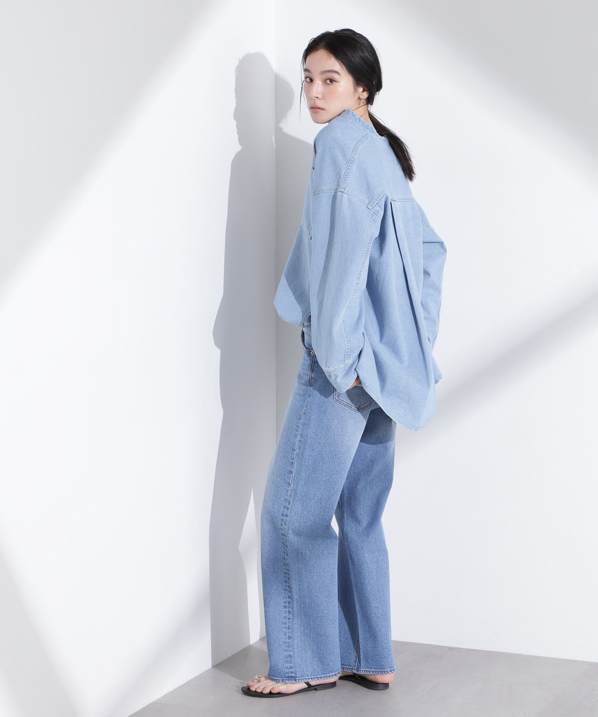 nano･universe「「MC」&rdquo;TIMELESS WARDROBE&rdquo;ストレートフィットデニム」|チノ|