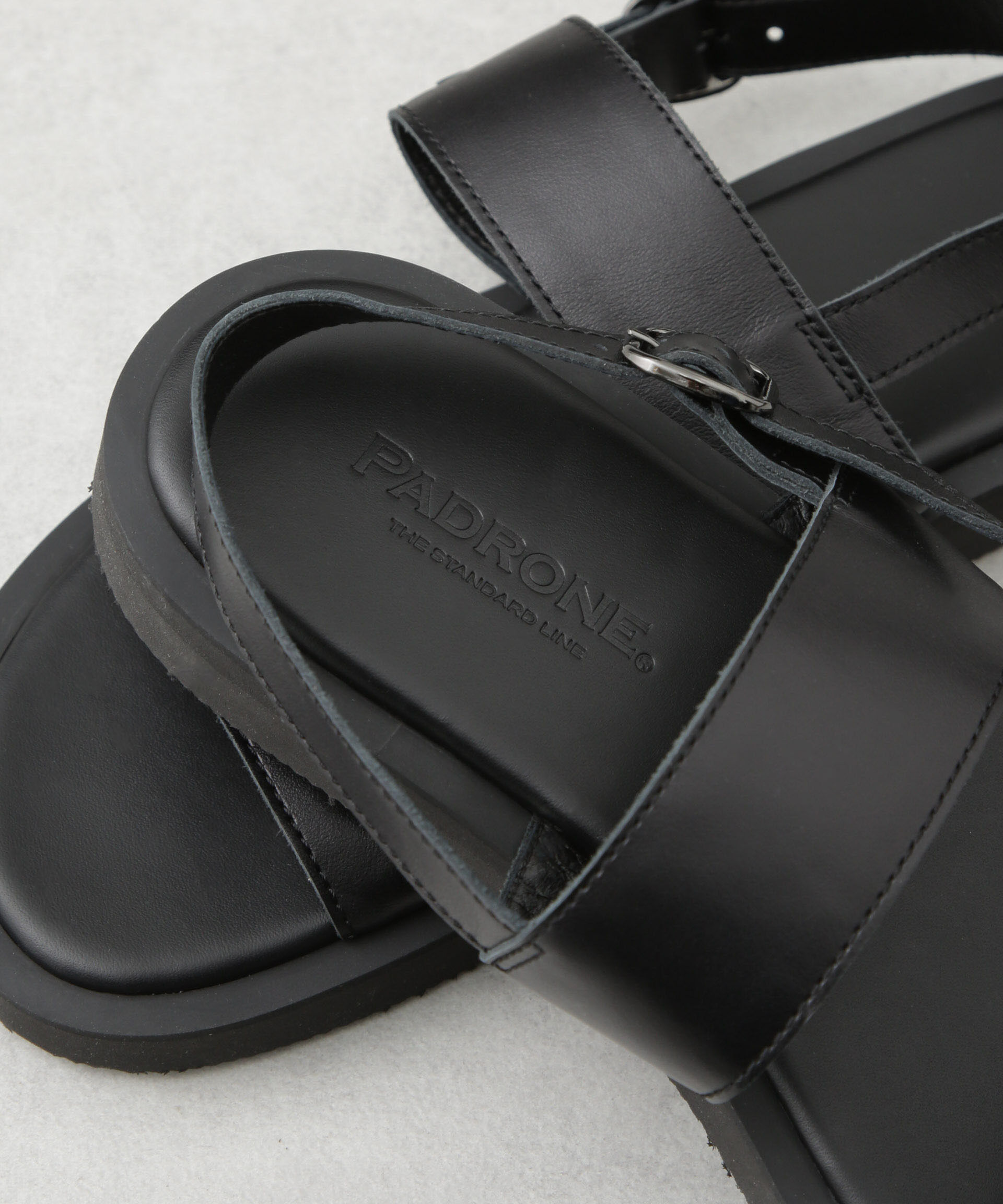 nano･universe「PADRONE THE STANDARD LINE/別注BACK STRAP SANDAL/ストラップ サンダル」|サンダル|