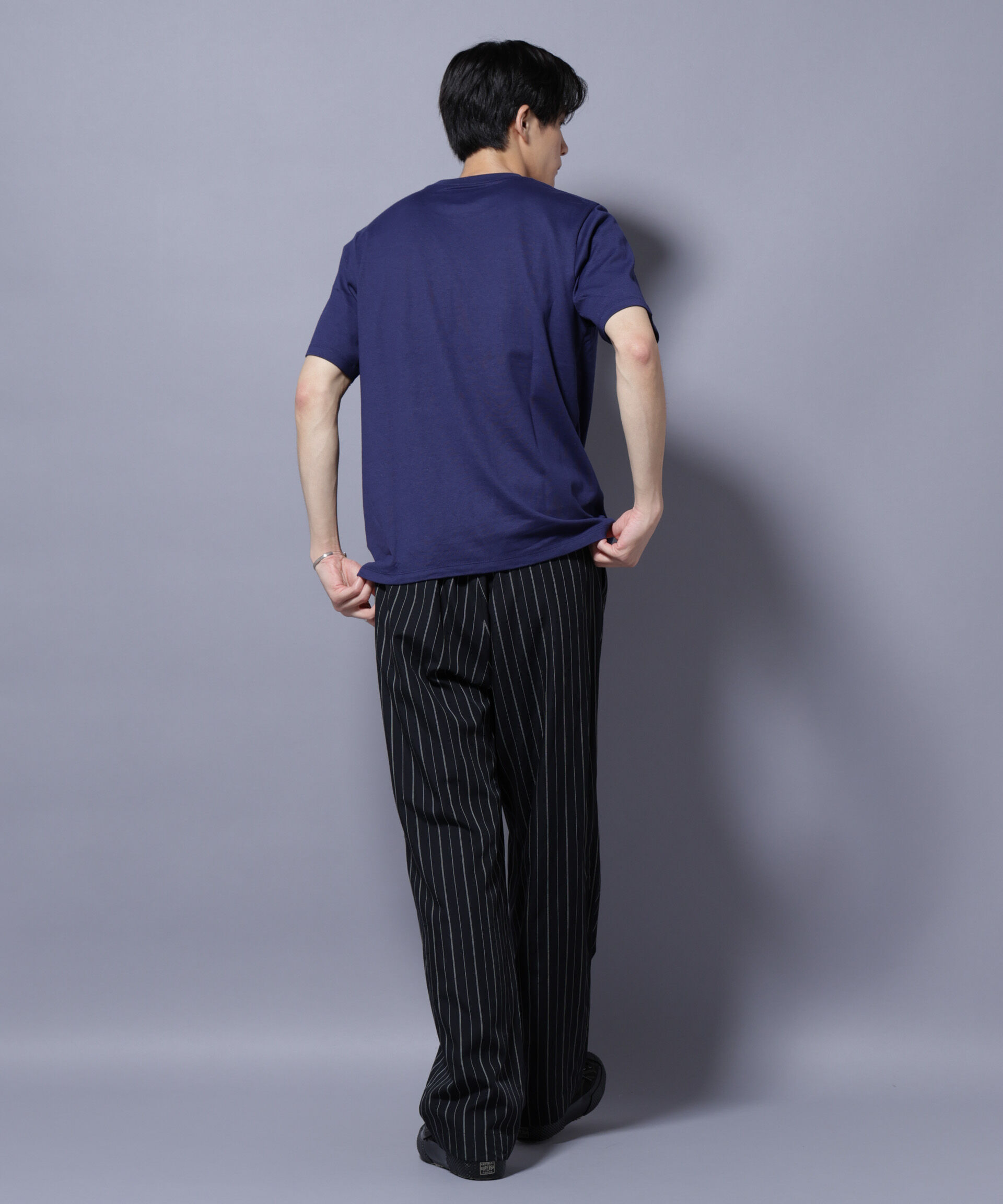 nano･universe「Anti Soaked(R) 汗染み防止 クルーネック レギュラーシルエットTシャツ」|Tシャツ・カットソー|