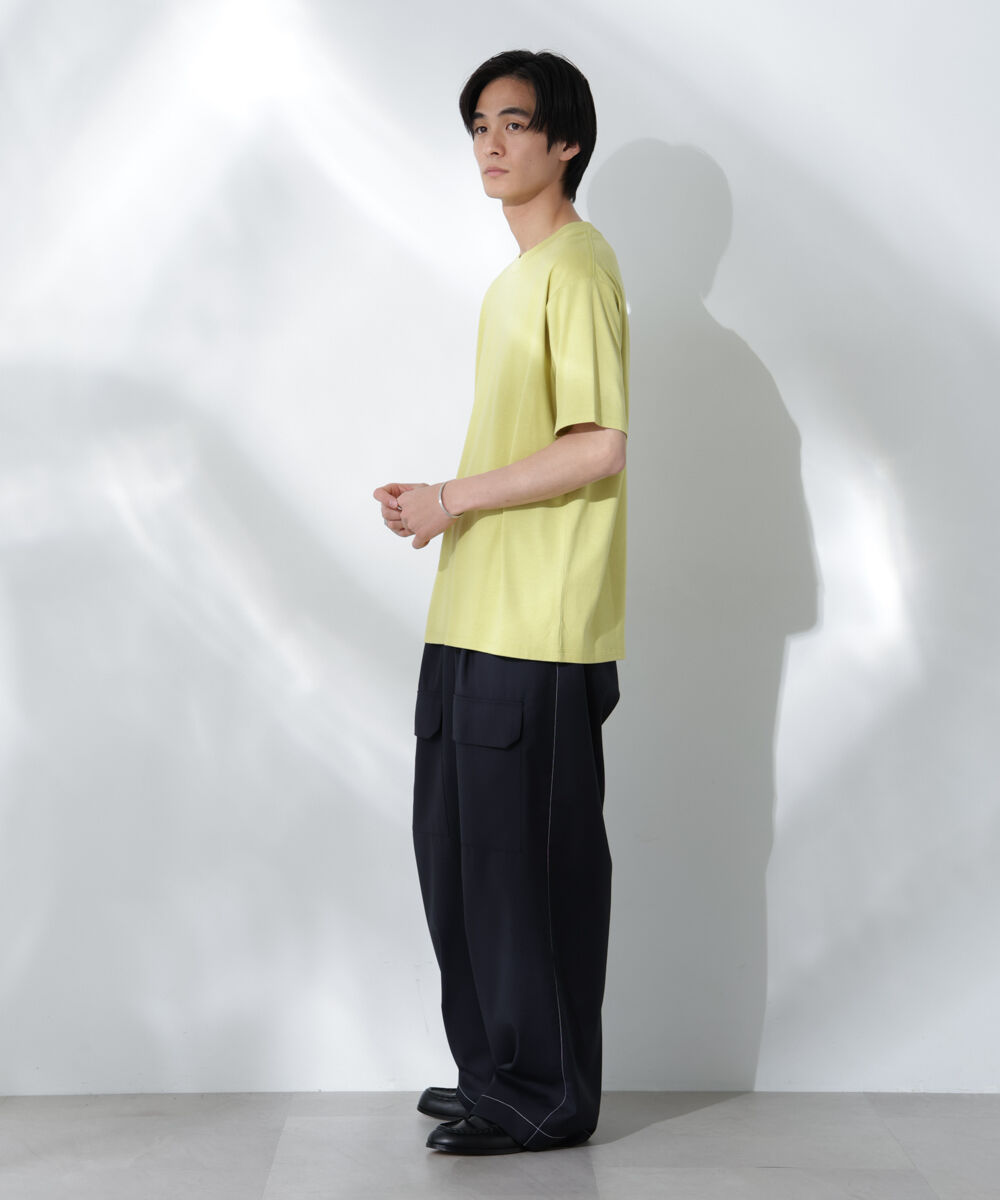 nano･universe「Anti Soaked(R)汗染み防止 De Light ミドルシルエットTシャツ」|Tシャツ・カットソー|