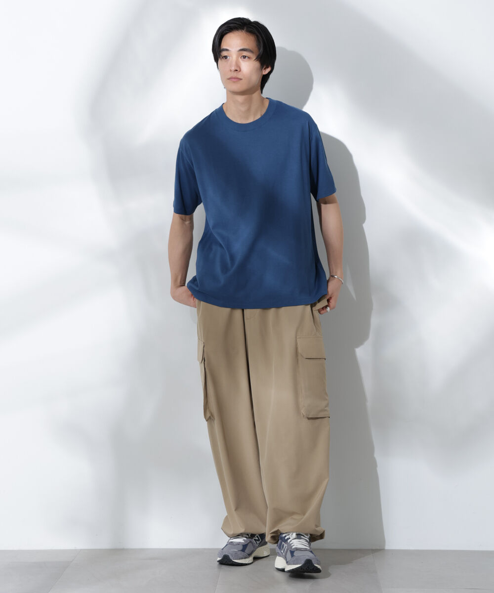 nano･universe「Anti Soaked(R)汗染み防止 De Light ミドルシルエットTシャツ」|Tシャツ・カットソー|