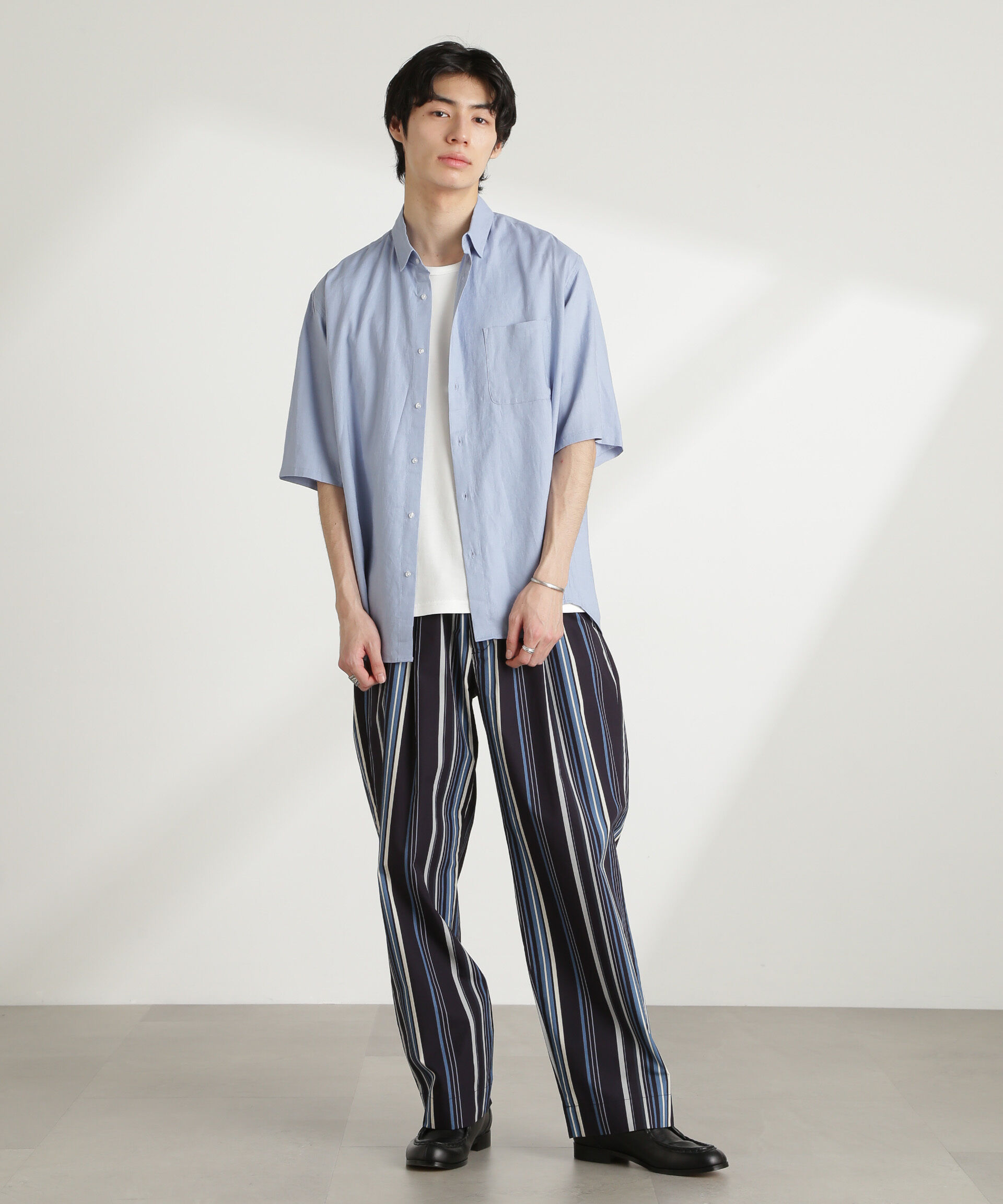 nano･universe「オリジナルパターンイージーパンツ」|チノ|