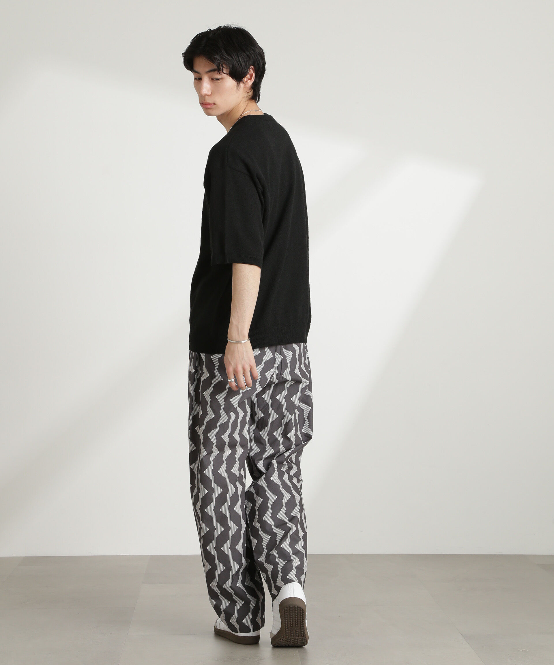 nano･universe「オリジナルパターンイージーパンツ」|チノ|