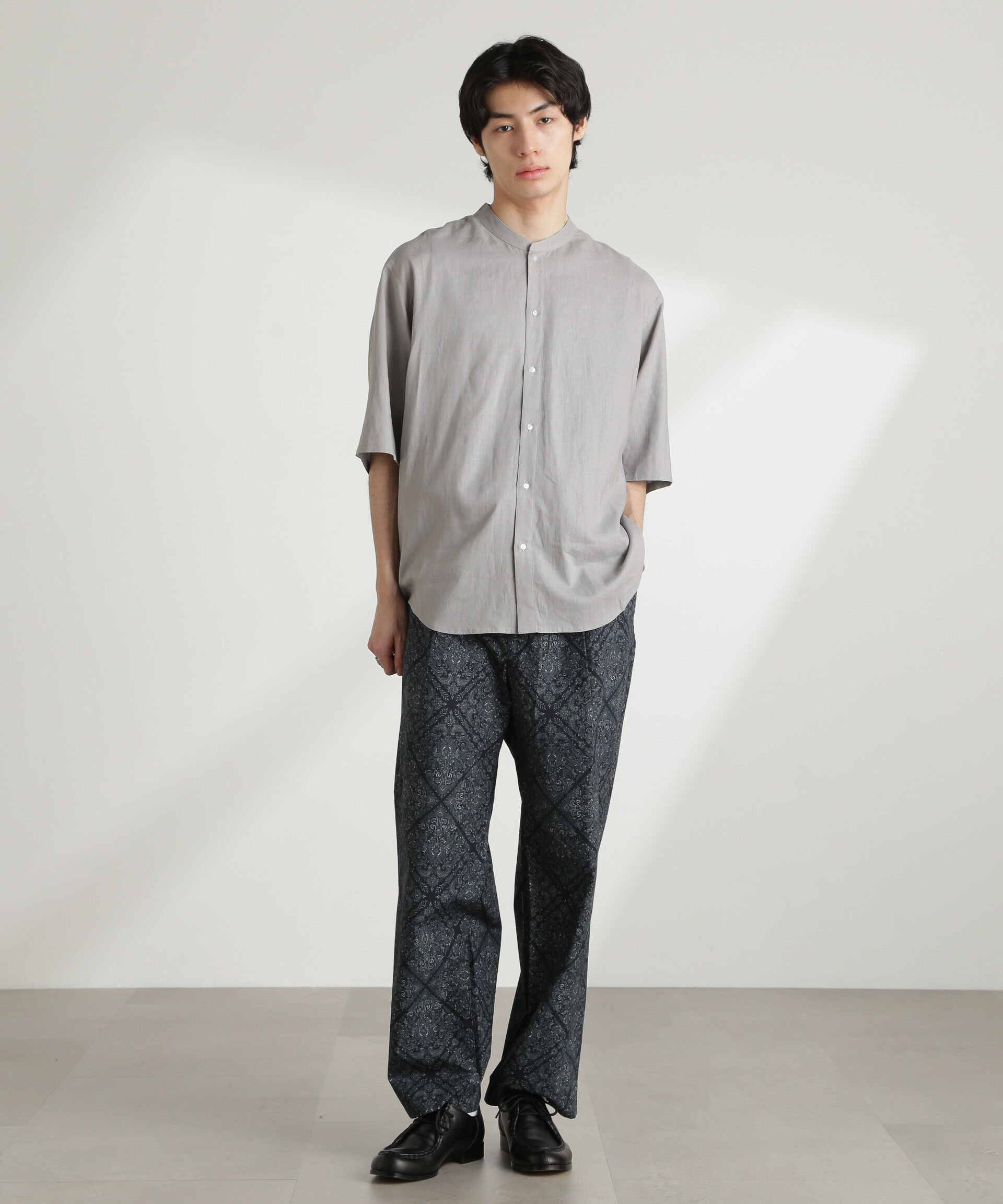 nano･universe「オリジナルパターンイージーパンツ」|チノ|