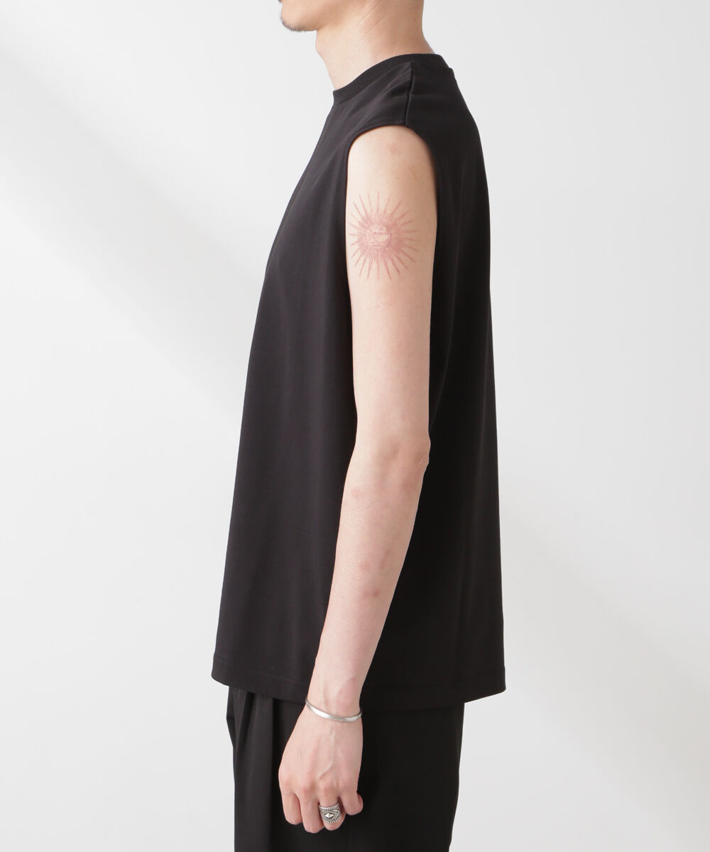 nano･universe「クールタッチ プレーティング天竺 ノースリーブ」|Tシャツ・カットソー|