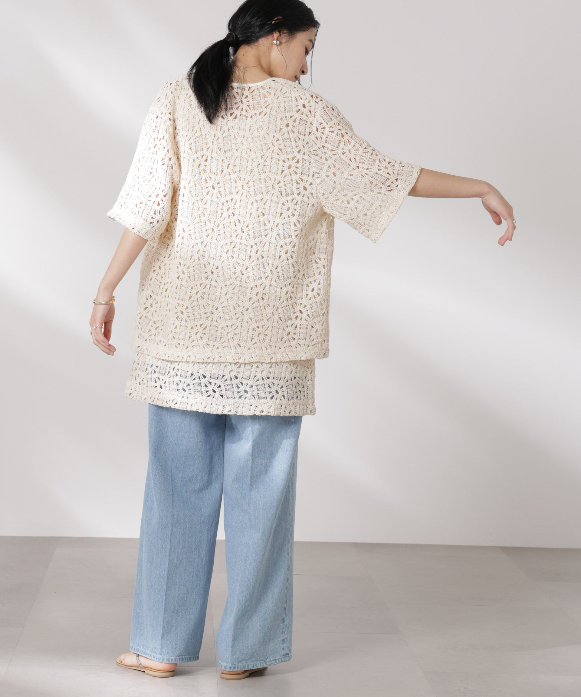 nano･universe「コットンコードレースジャケット（セットアップ可）」|テーラードジャケット|