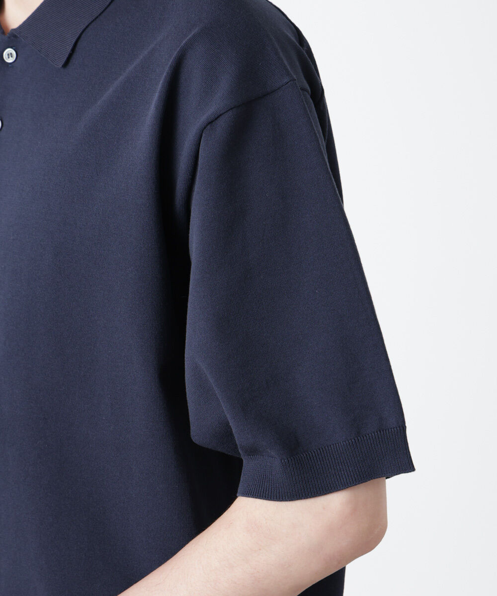  「コットン/ソロナ プレーティング 半袖ニットポロシャツ」|Tシャツ・カットソー|