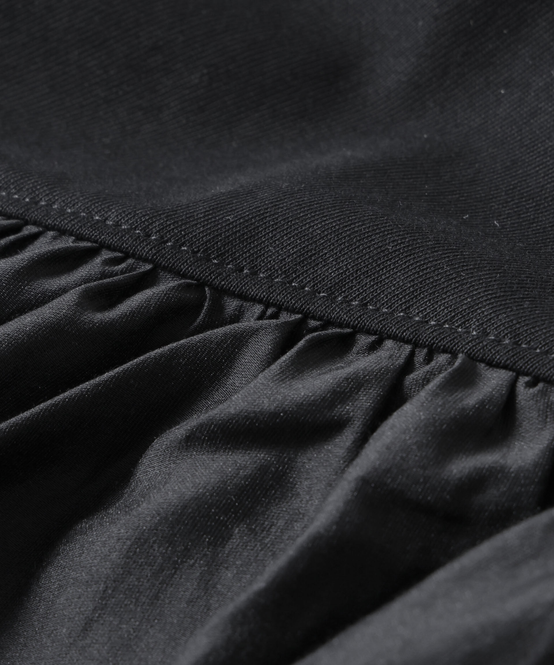 nano･universe「アシンメトリーフリル異素材コンビTシャツ」|Tシャツ・カットソー|