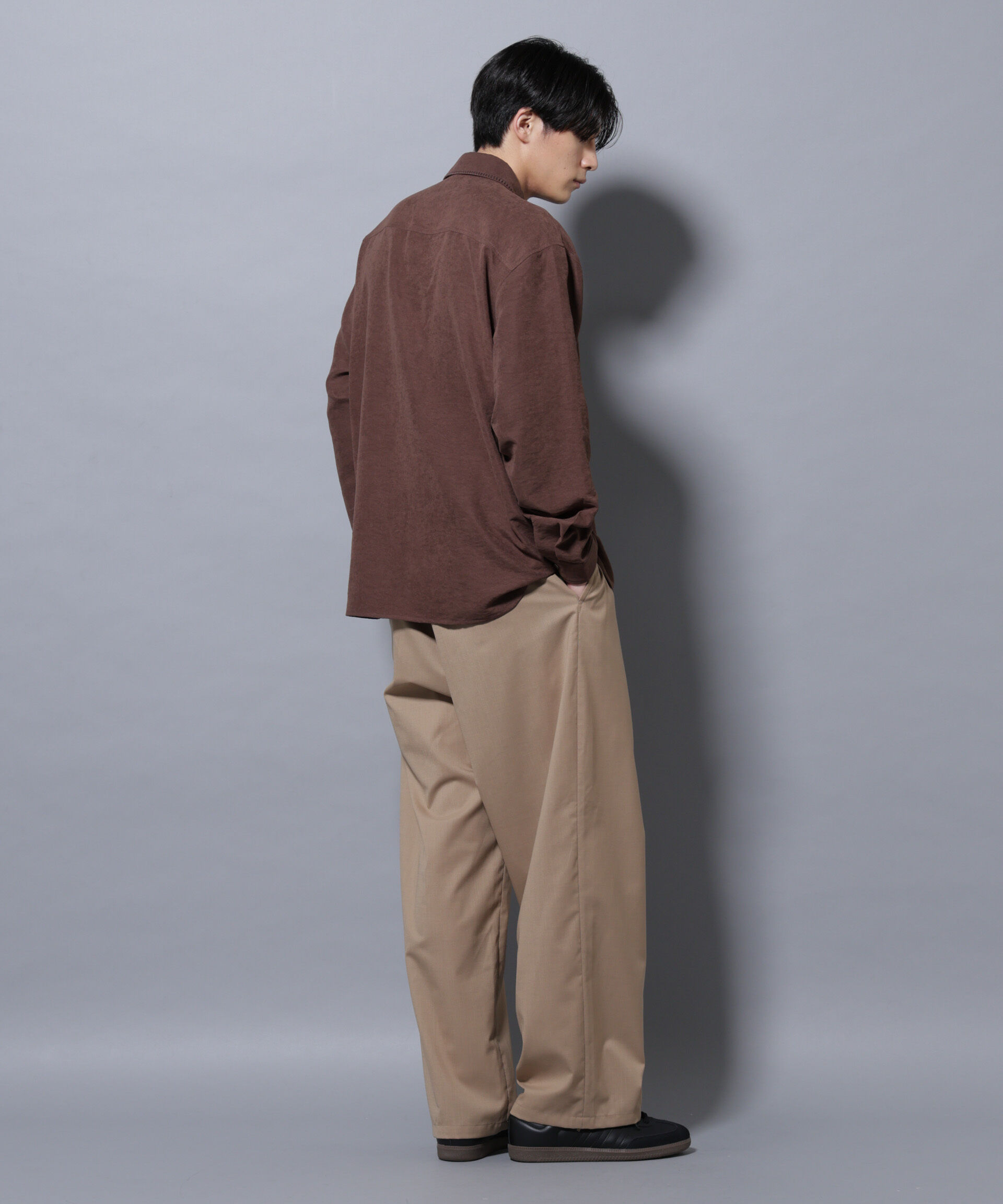 nano･universe「「大人のワイドパンツ」TWソロテックスワイドイージースラックス」|チノ|