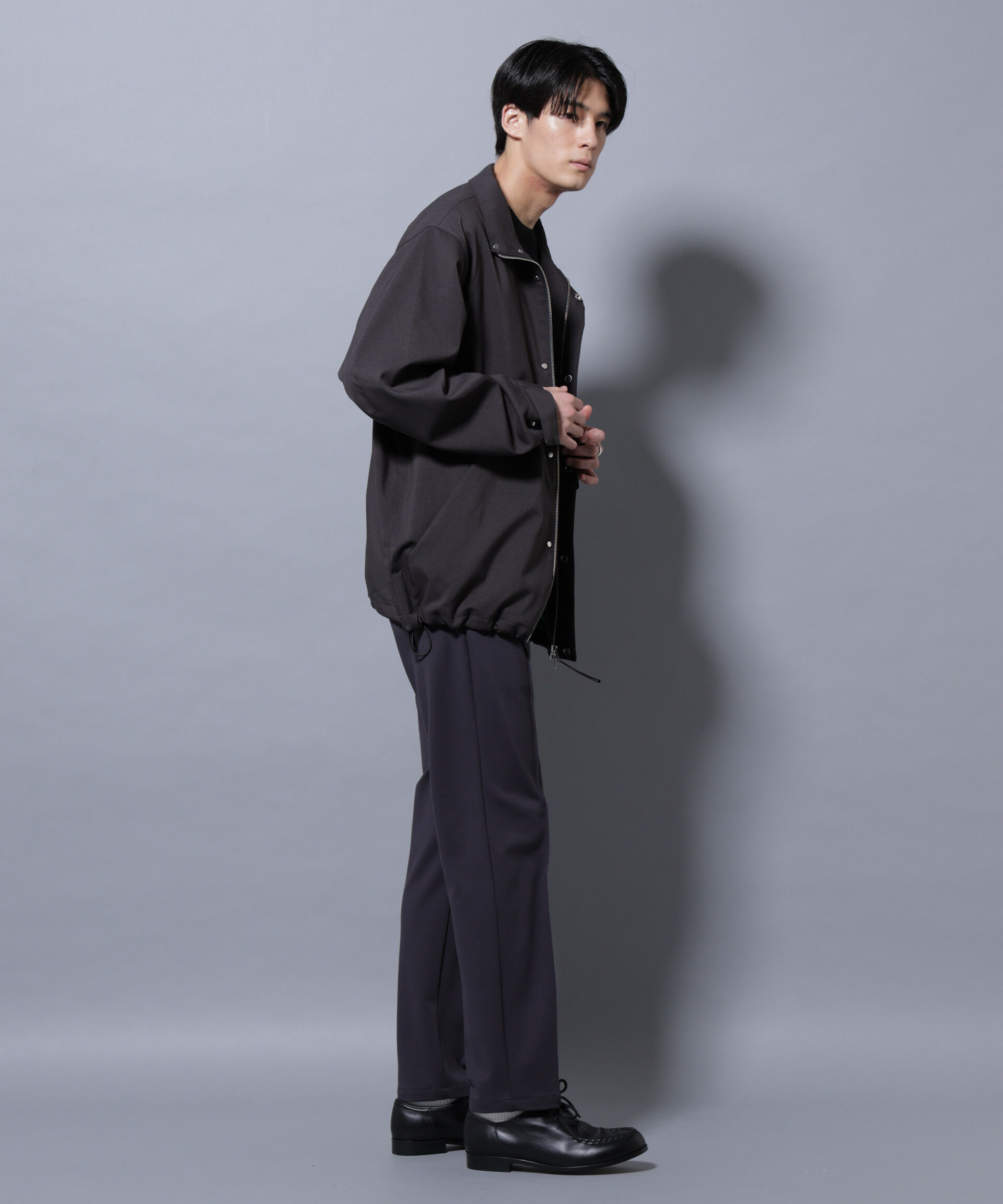 nano･universe「「モダンコンフォートシリーズ」スリムイージースラックス」|チノ|