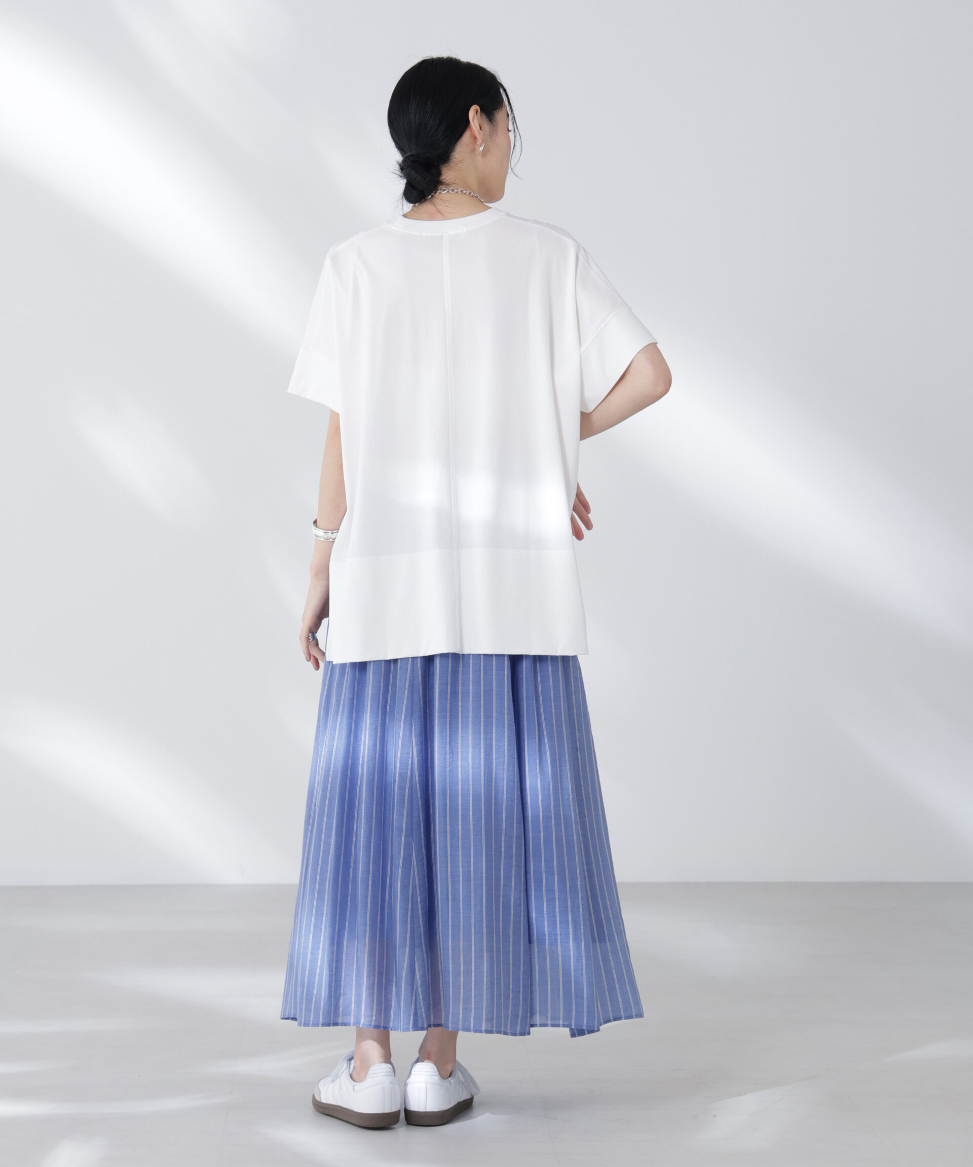 nano･universe「NANOFINE強撚コットンワイドTシャツ」|Tシャツ・カットソー|