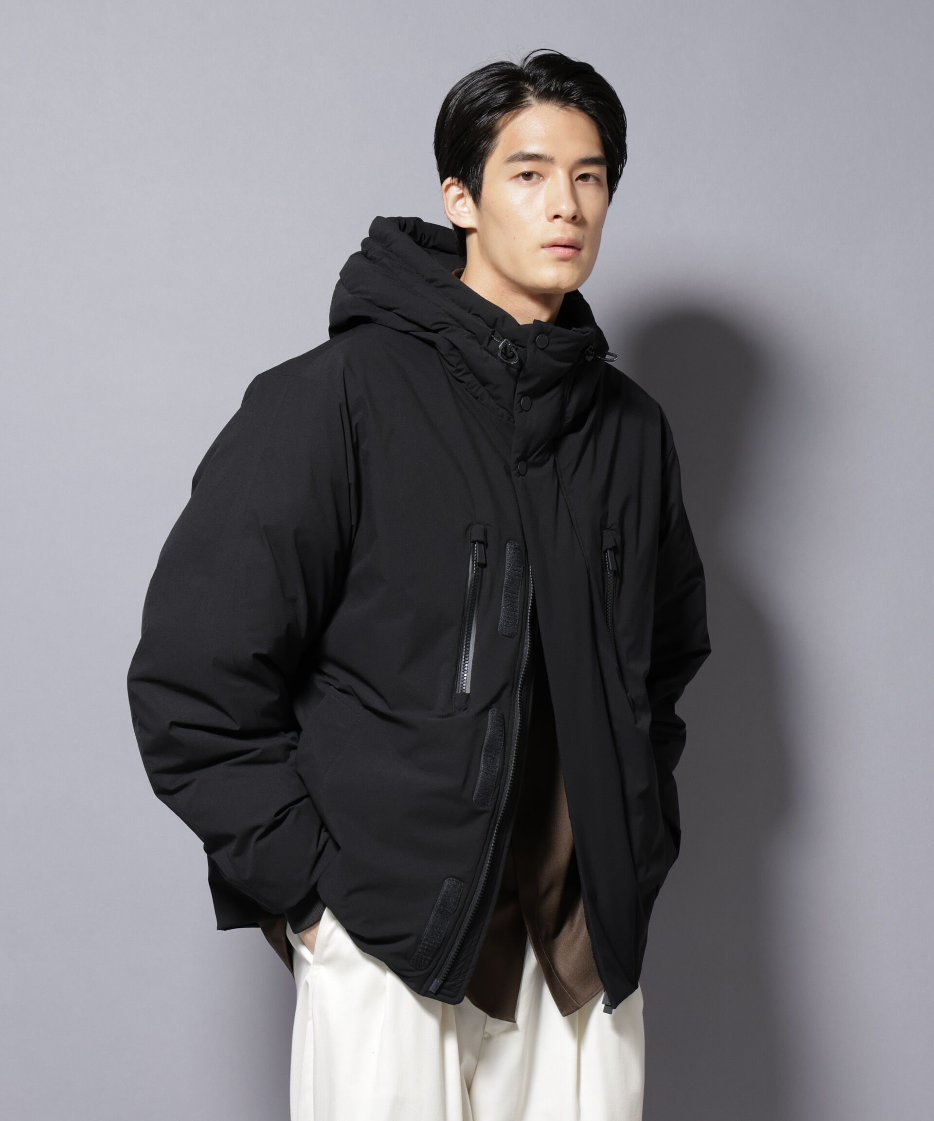 nano･universe「「西川ダウン(R)」SOLOTEXショートダウン」|ダウン|