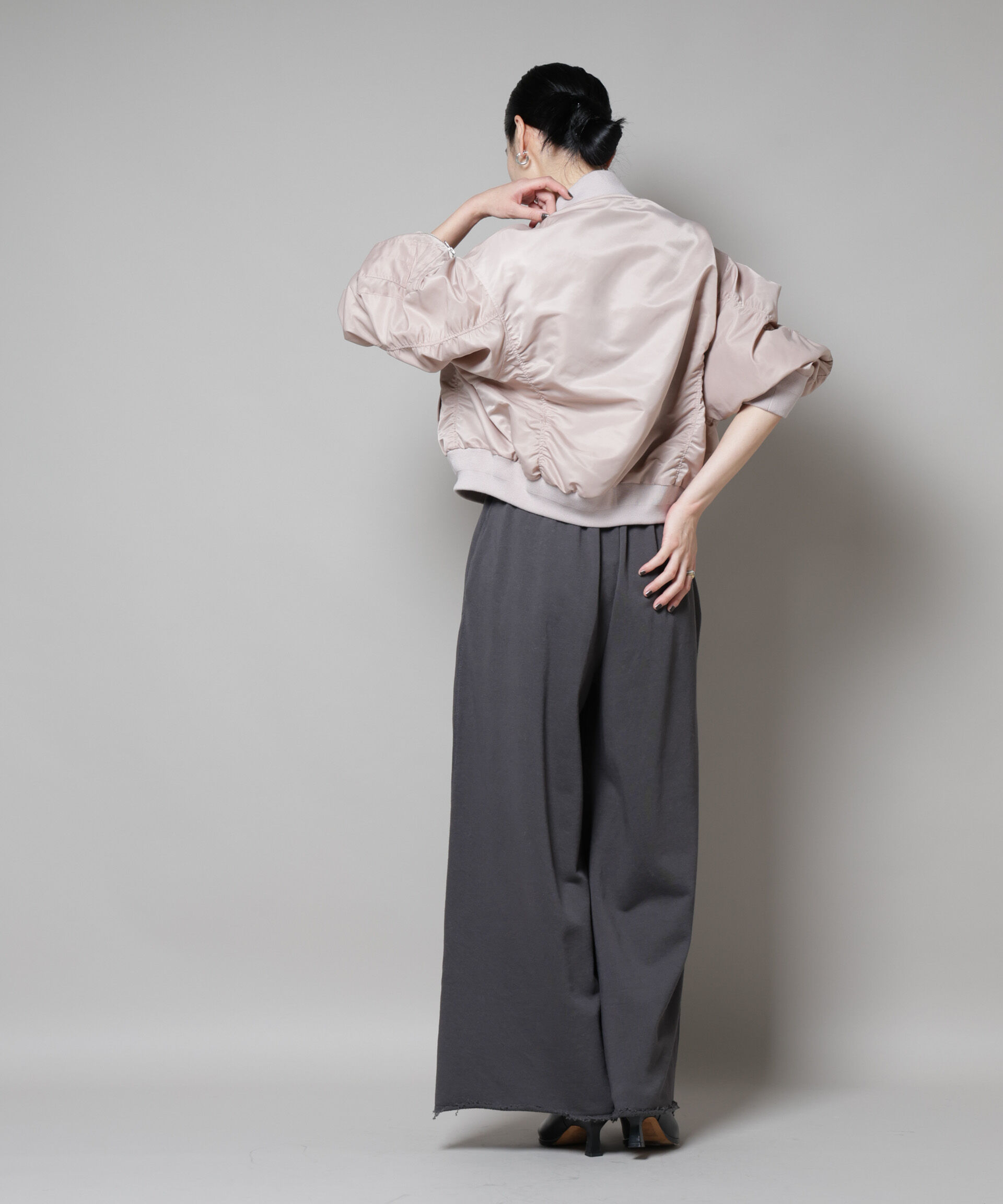 nano･universe「ナイロンツイルMA-1ブルゾン」|ブルゾン・スタジャン|