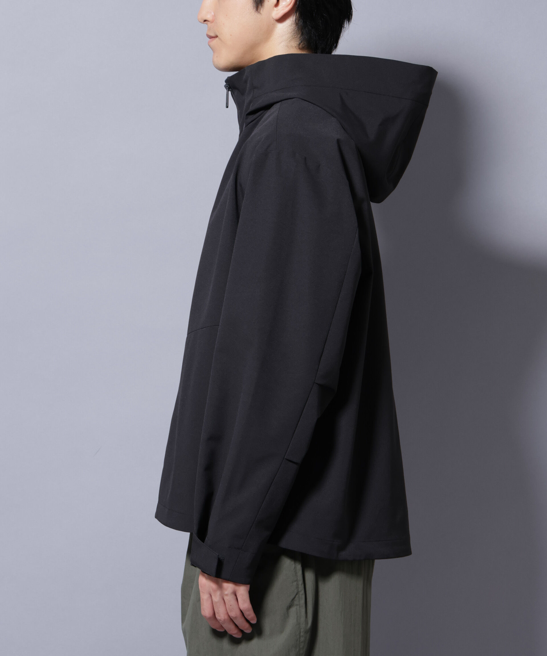 nano･universe「3レイヤーフーディブルゾン」|ブルゾン・スタジャン|