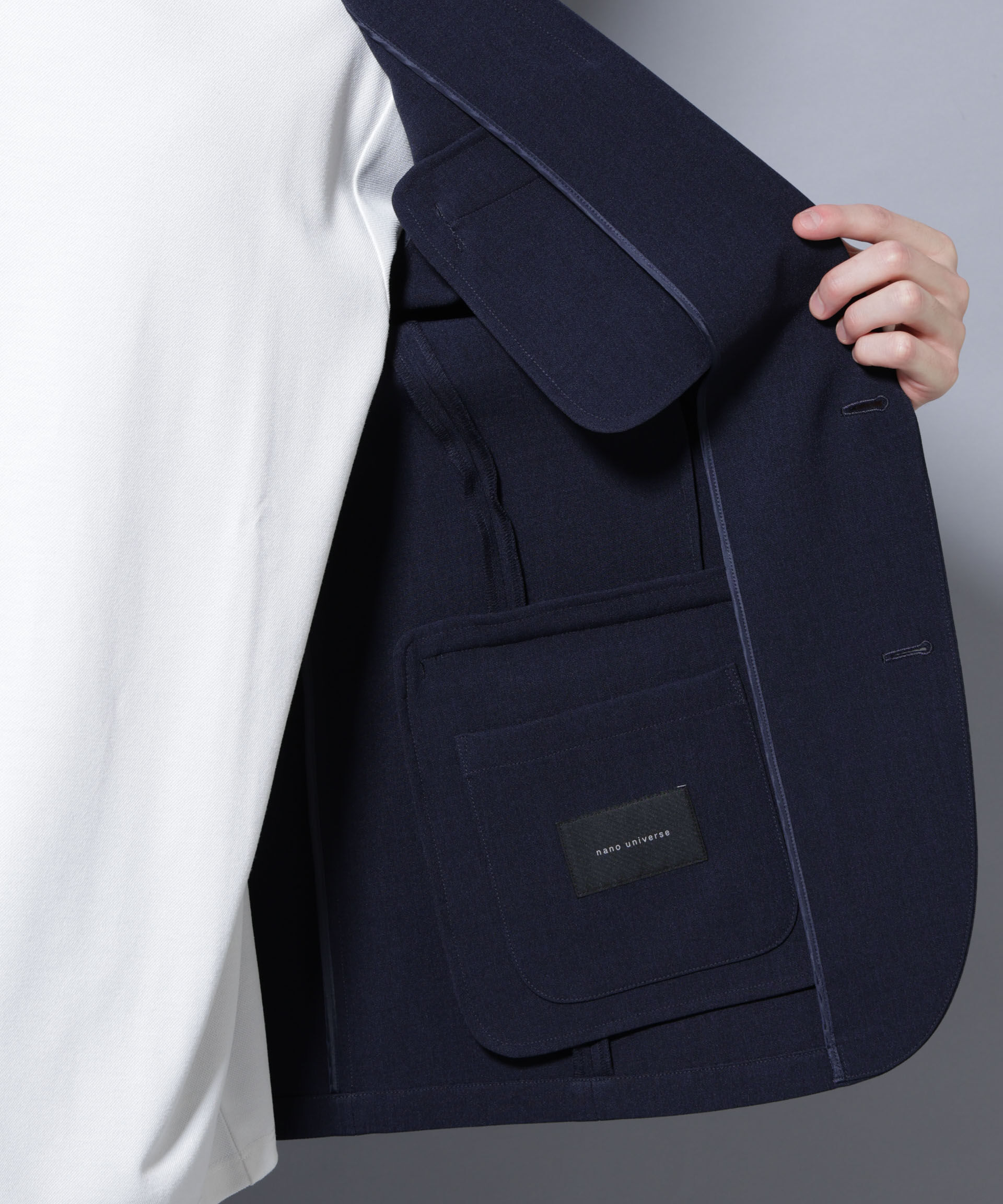 nano･universe「｢Damerino｣ReflaxR ダブルクロスウェザーセットアップ」|スーツ|