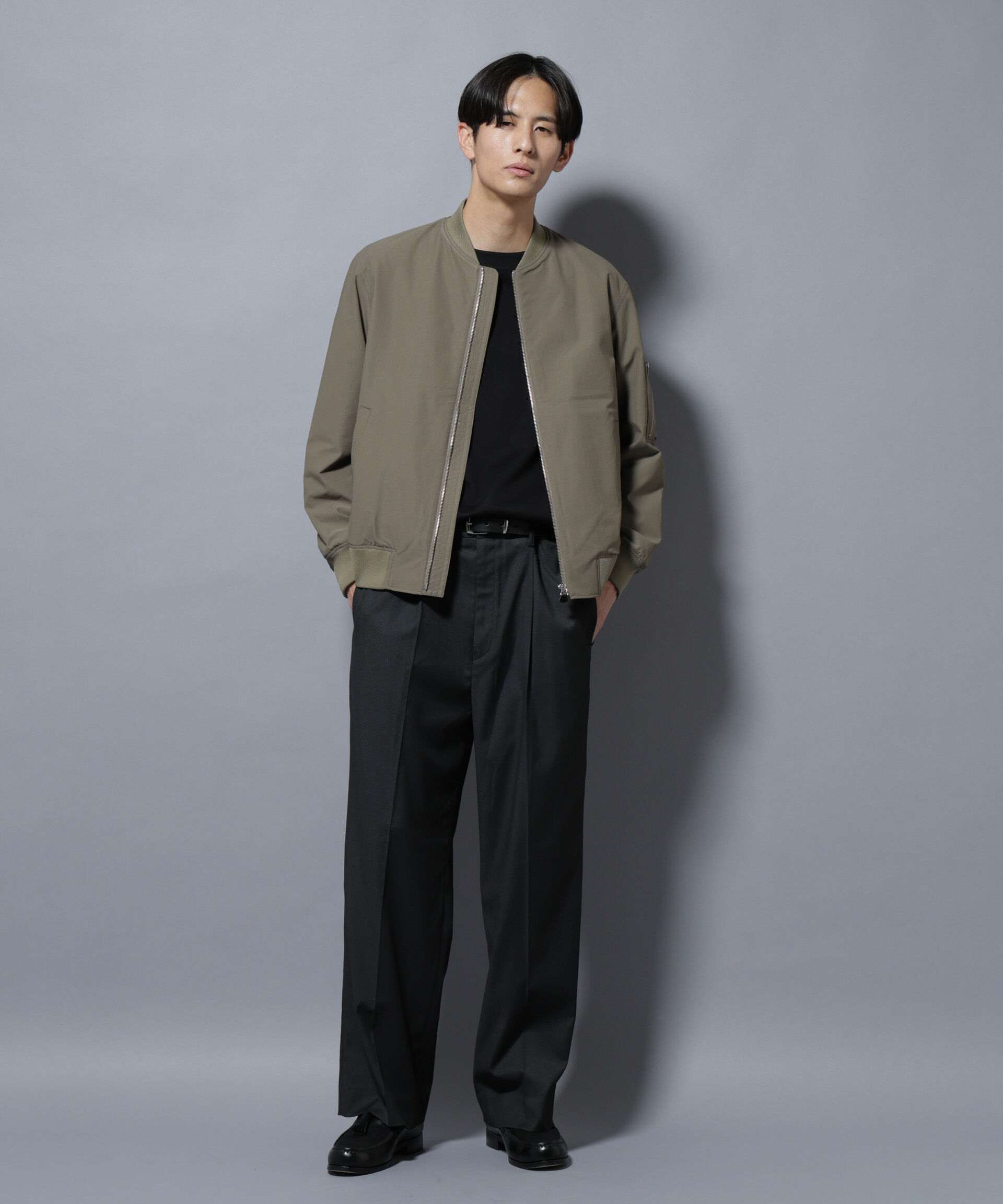 nano･universe「DELEGANTEエアリーサキソニー/CHK/ST ストレートFITパンツ(セットアップ可)」|チノ|