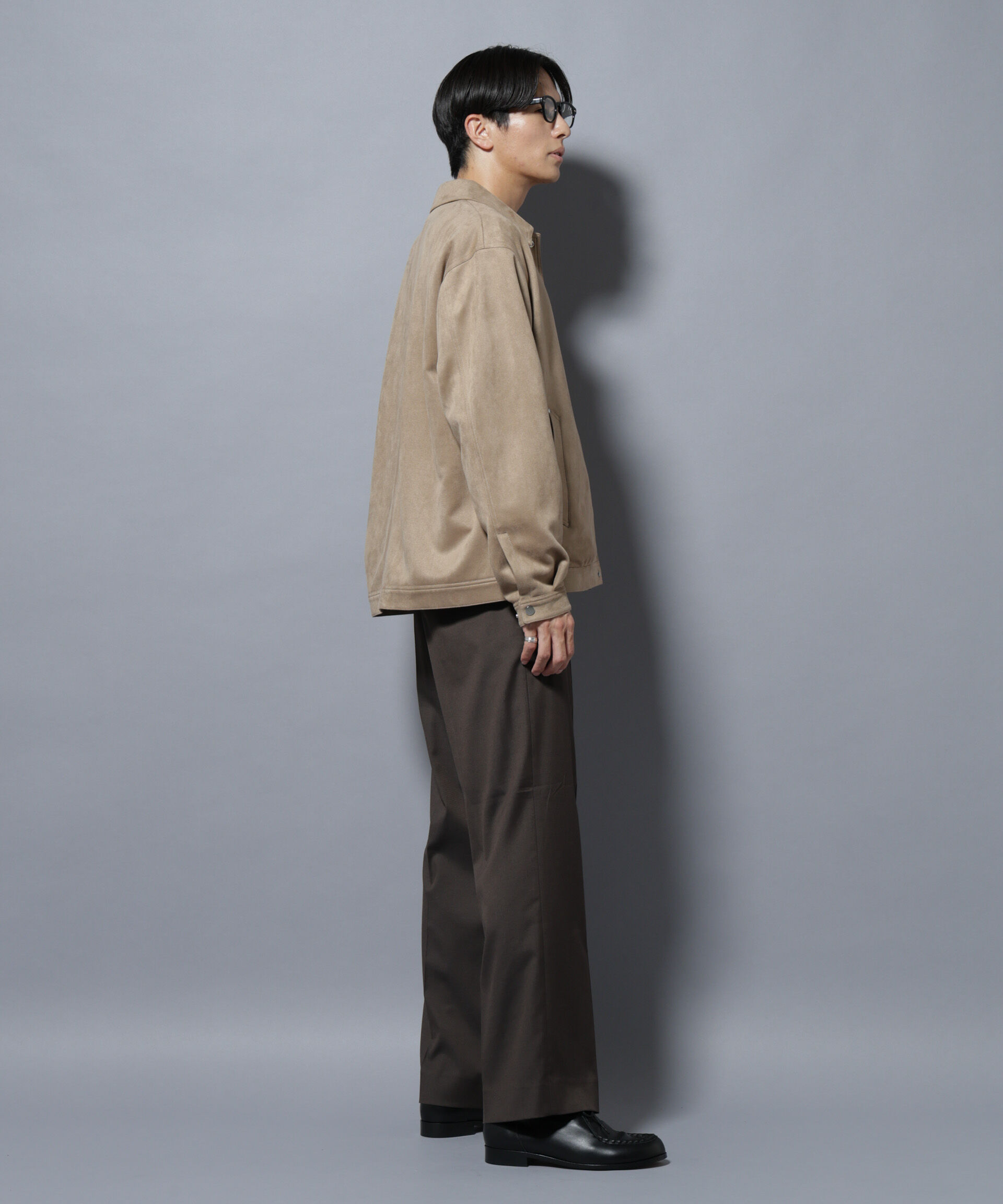 nano･universe「DELEGANTEエアリーサキソニー/CHK/ST ストレートFITパンツ(セットアップ可)」|チノ|