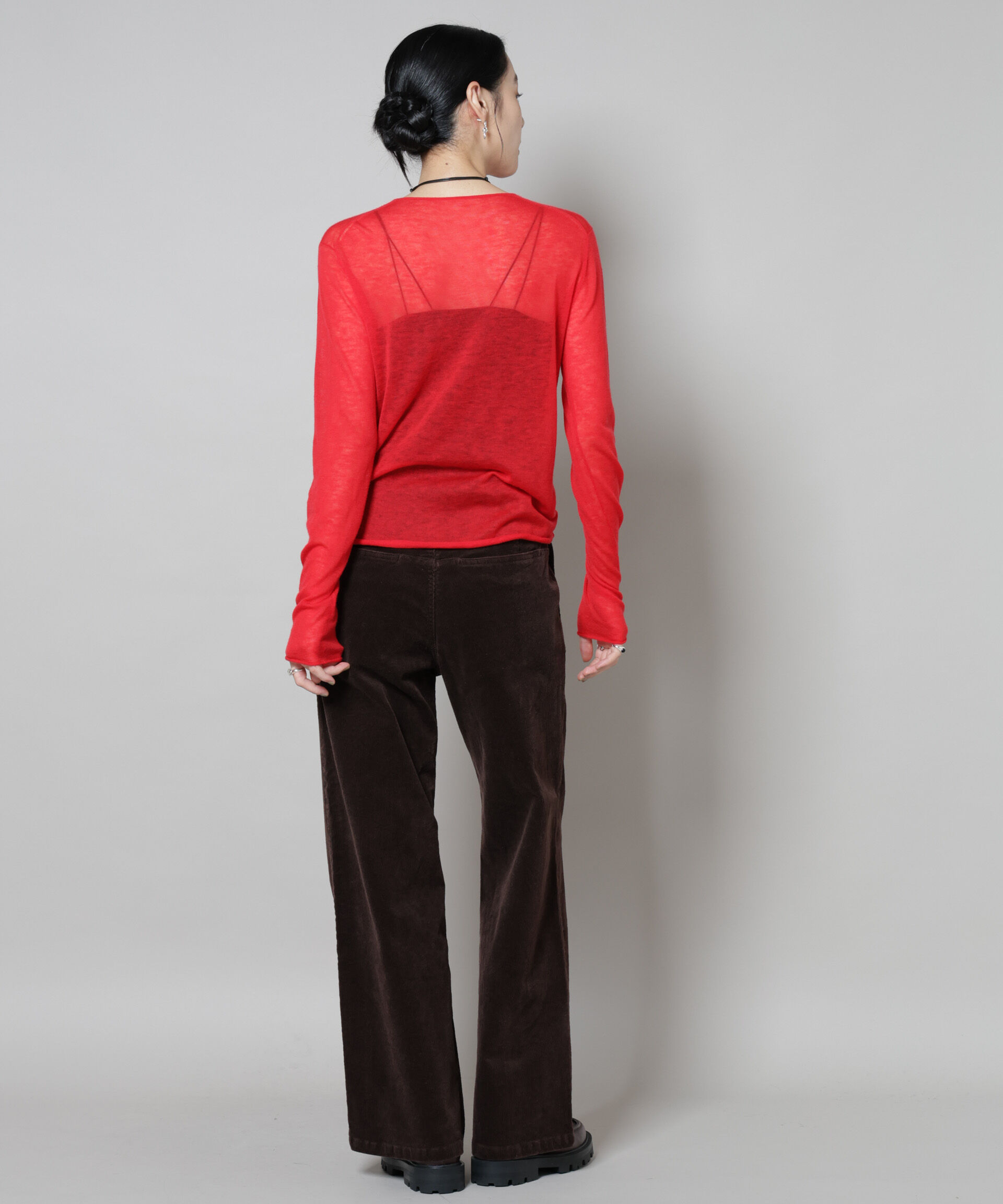 nano･universe「スイビウールクルーネックニットプルオーバー」|ニット・セーター|