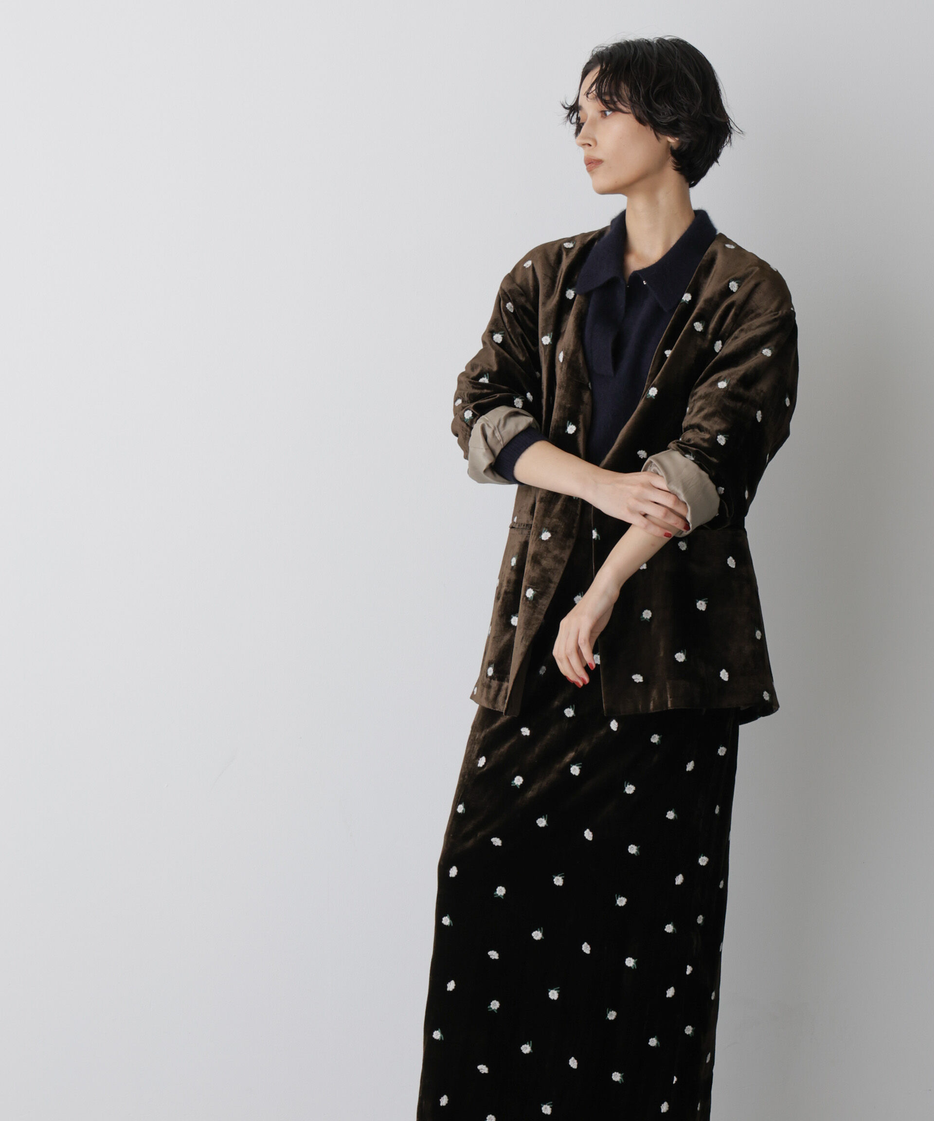  「「STEVELOUR」ベロアブルームジャケット(セットアップ可)」|その他|