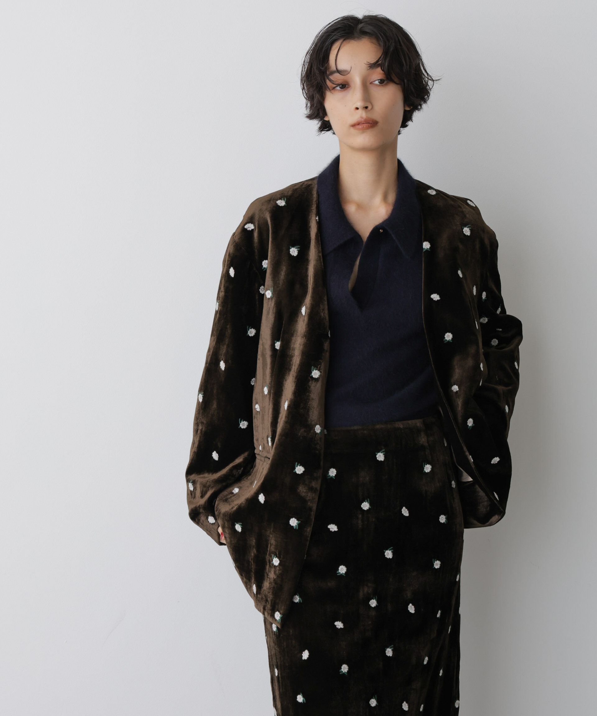  「「STEVELOUR」ベロアブルームジャケット(セットアップ可)」|その他|